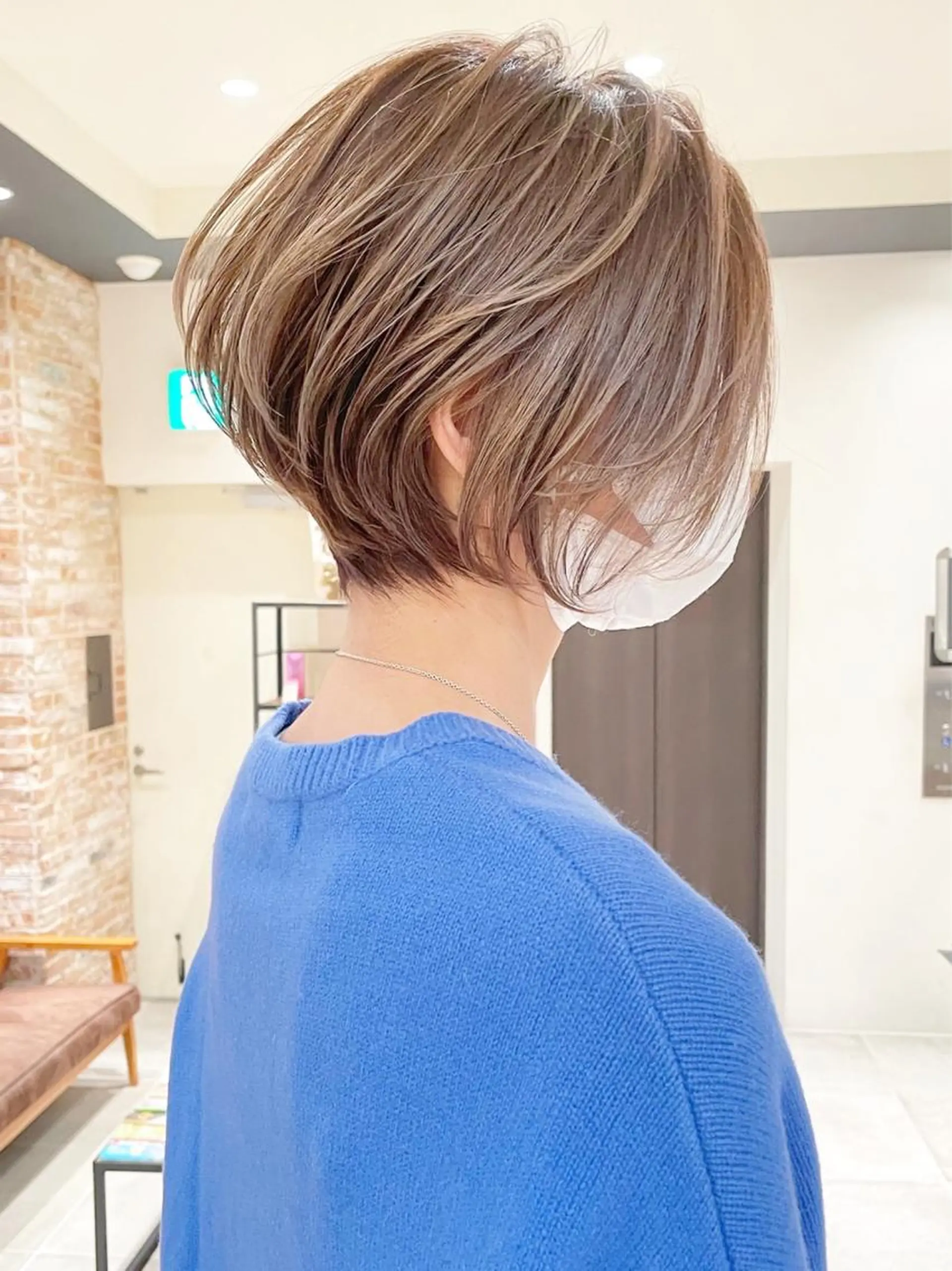 ショート ショートボブ ボブ くびれヘア ショートヘア grand表参道所属・西村 公孝のヘアスタイル