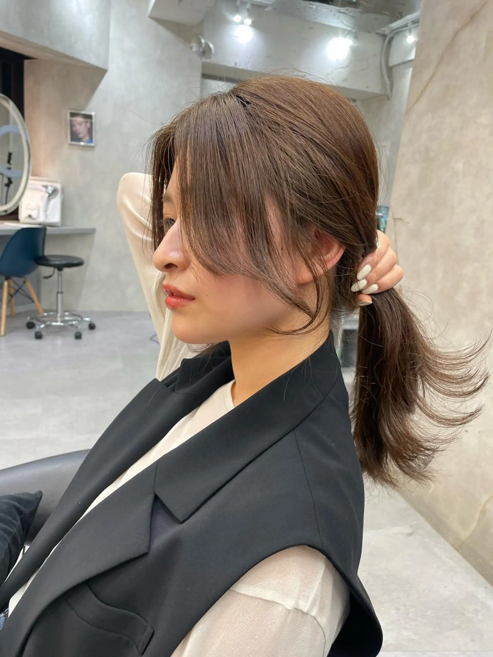 ミディアム 池袋/韓国/レイヤー 髪質改善/村上けいとのヘアスタイル