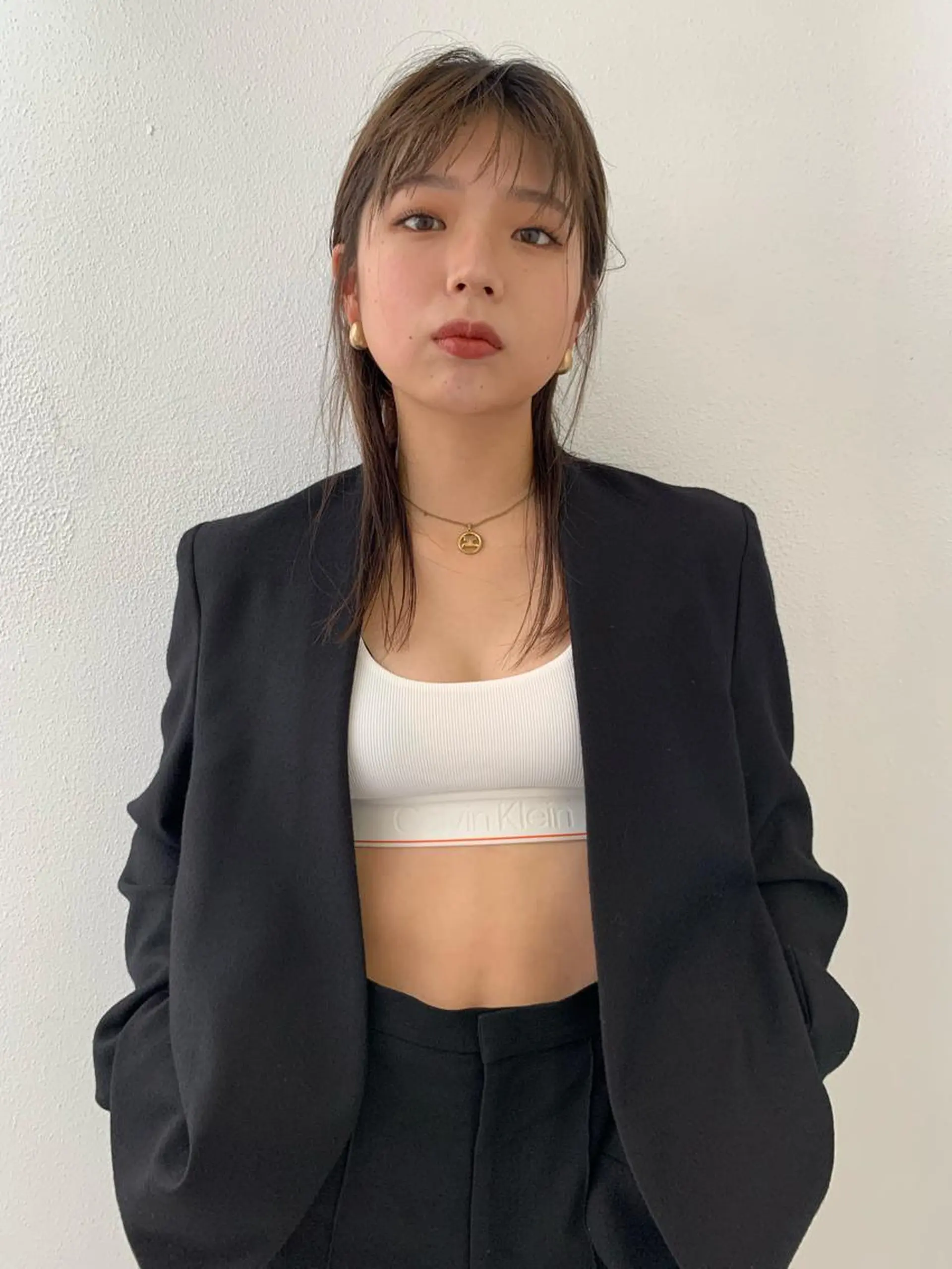 セミロング カラー 《ウルフ/レイヤー/ 似合わせ》山本祐輔のヘアスタイル