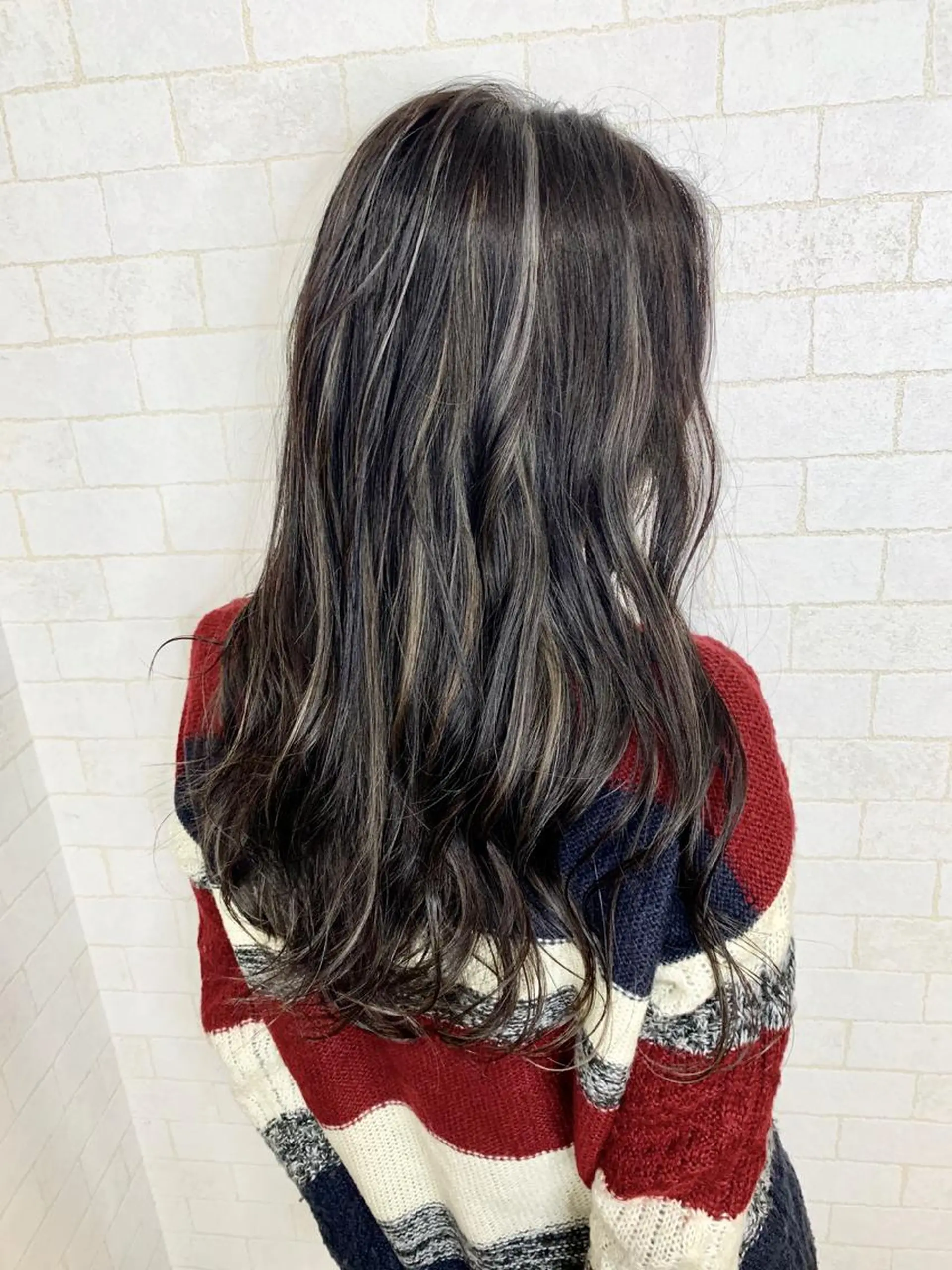 ロング カラー 神野 雅樹のヘアスタイル