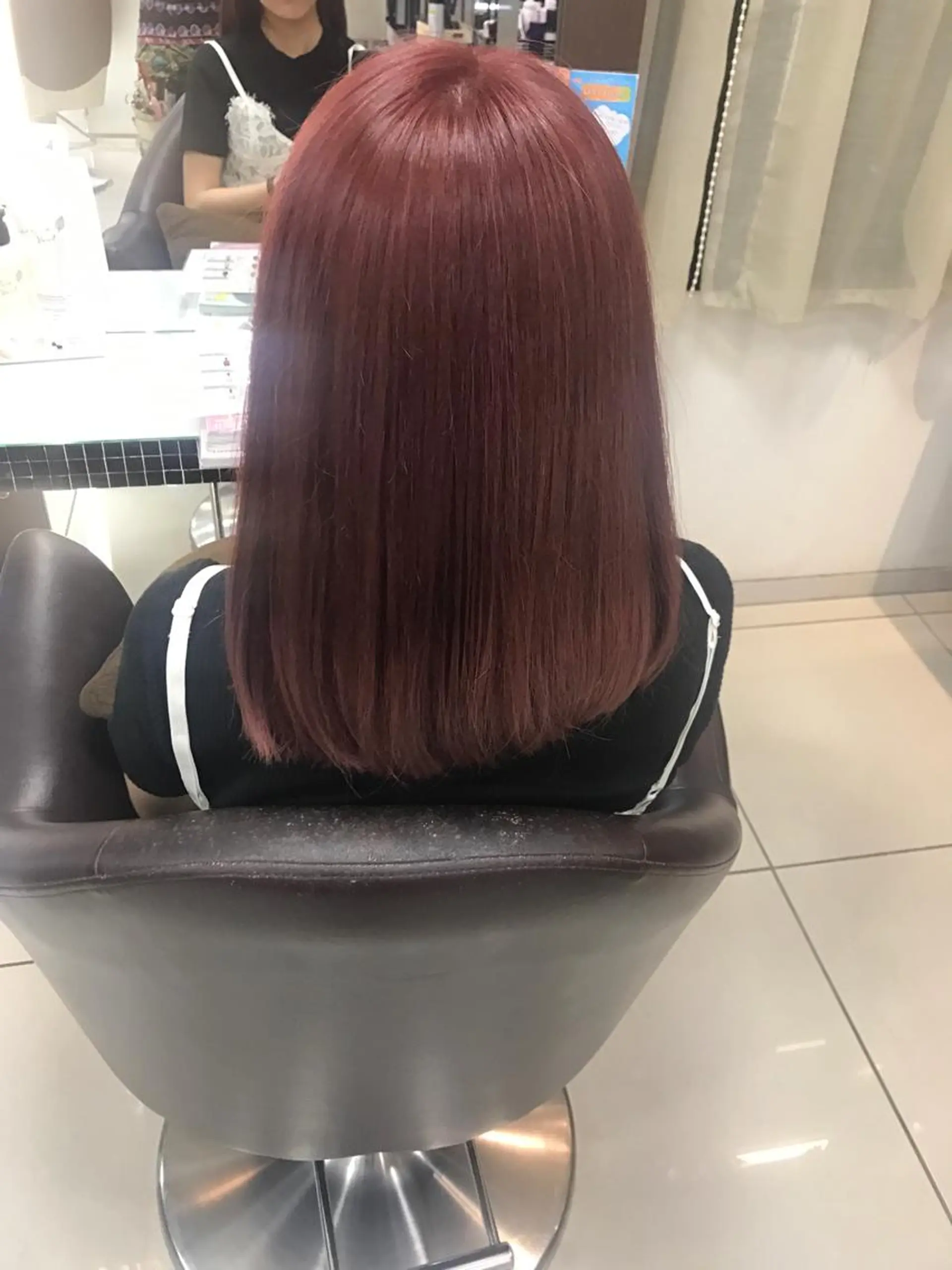 ミディアム カット ヘアカラー トリートメント ママ美容師まつげ 🤍まき🤍のマツエク・マツパデザイン