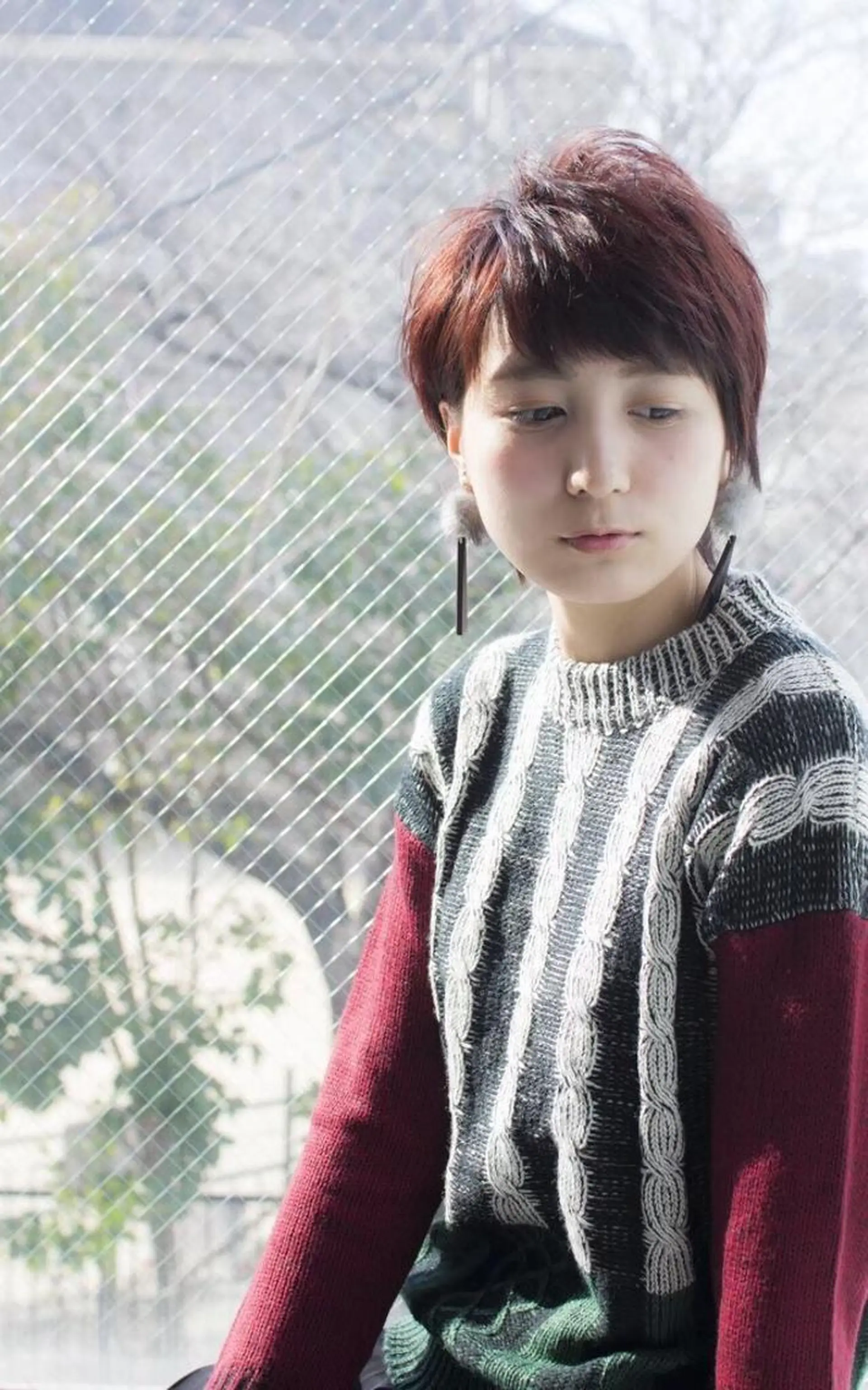 ショート 大久保 結加のヘアスタイル