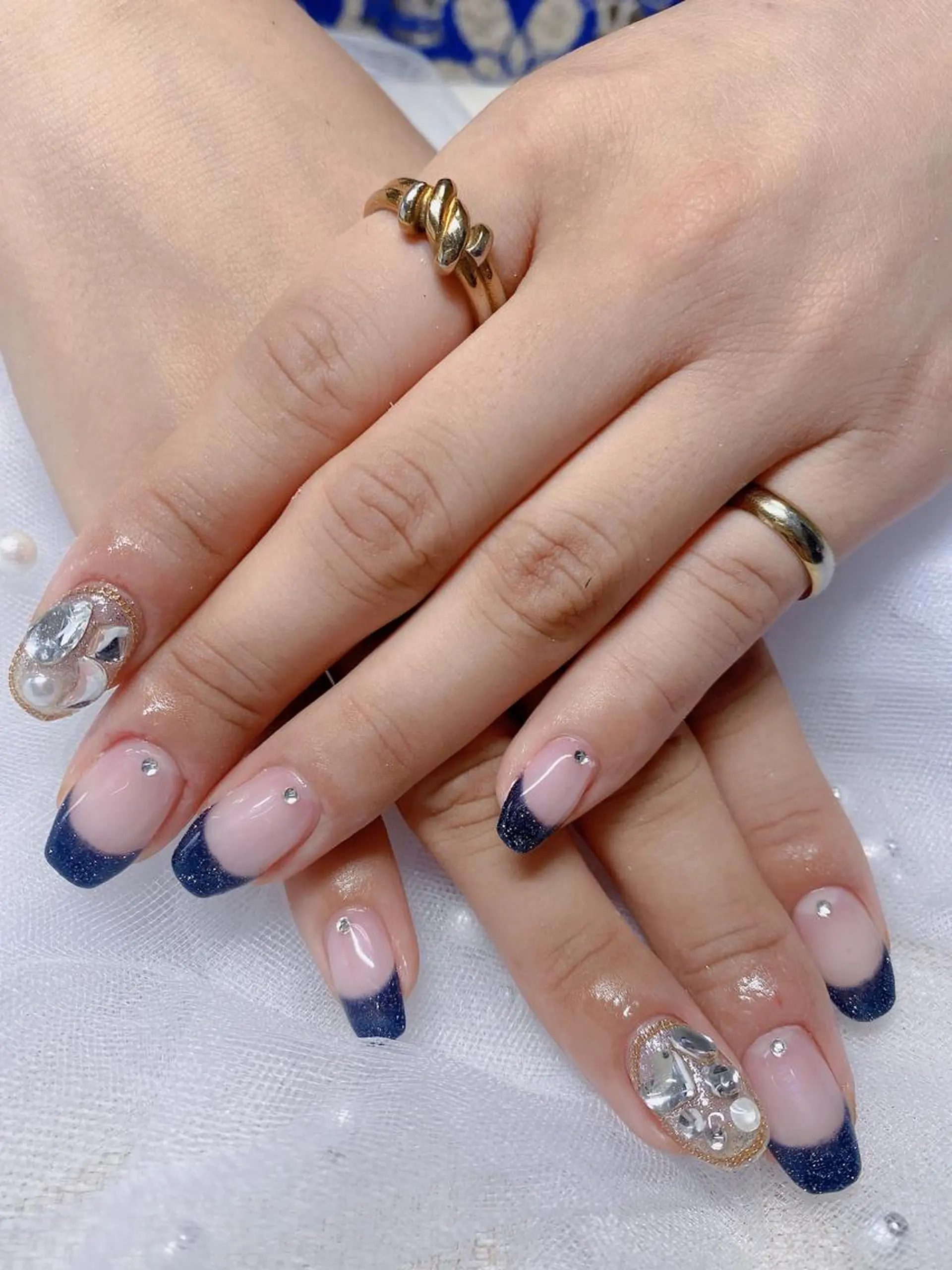 ネイル フレンチネイル 持ち込み Jasmine nailsalon所属・ジャスミン ネイルサロンのネイルデザイン