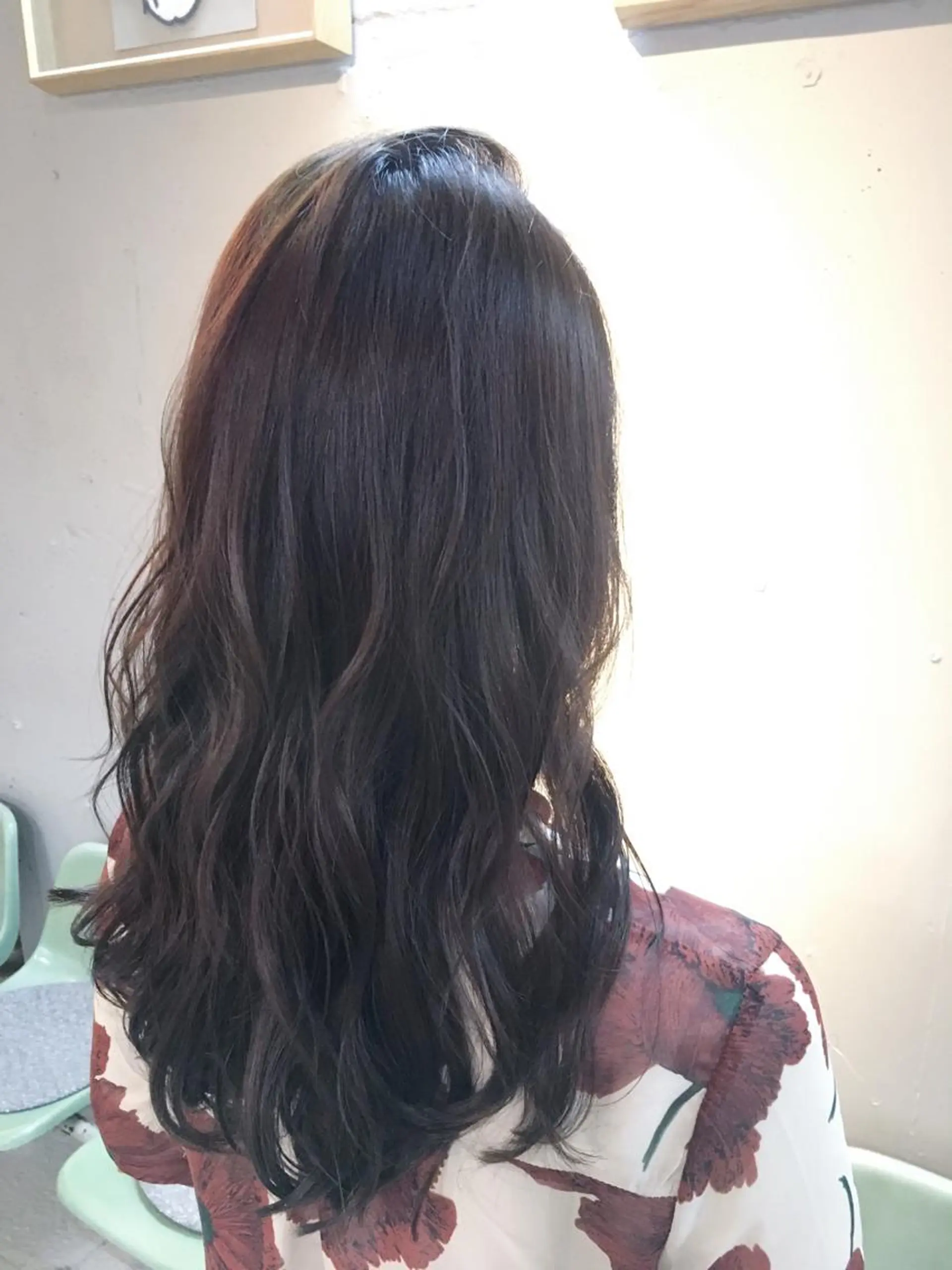 ロング カラー パーマ ラベンダーカラー ラベンダーピンク ピンクカラー 代表 中島貴志のヘアスタイル