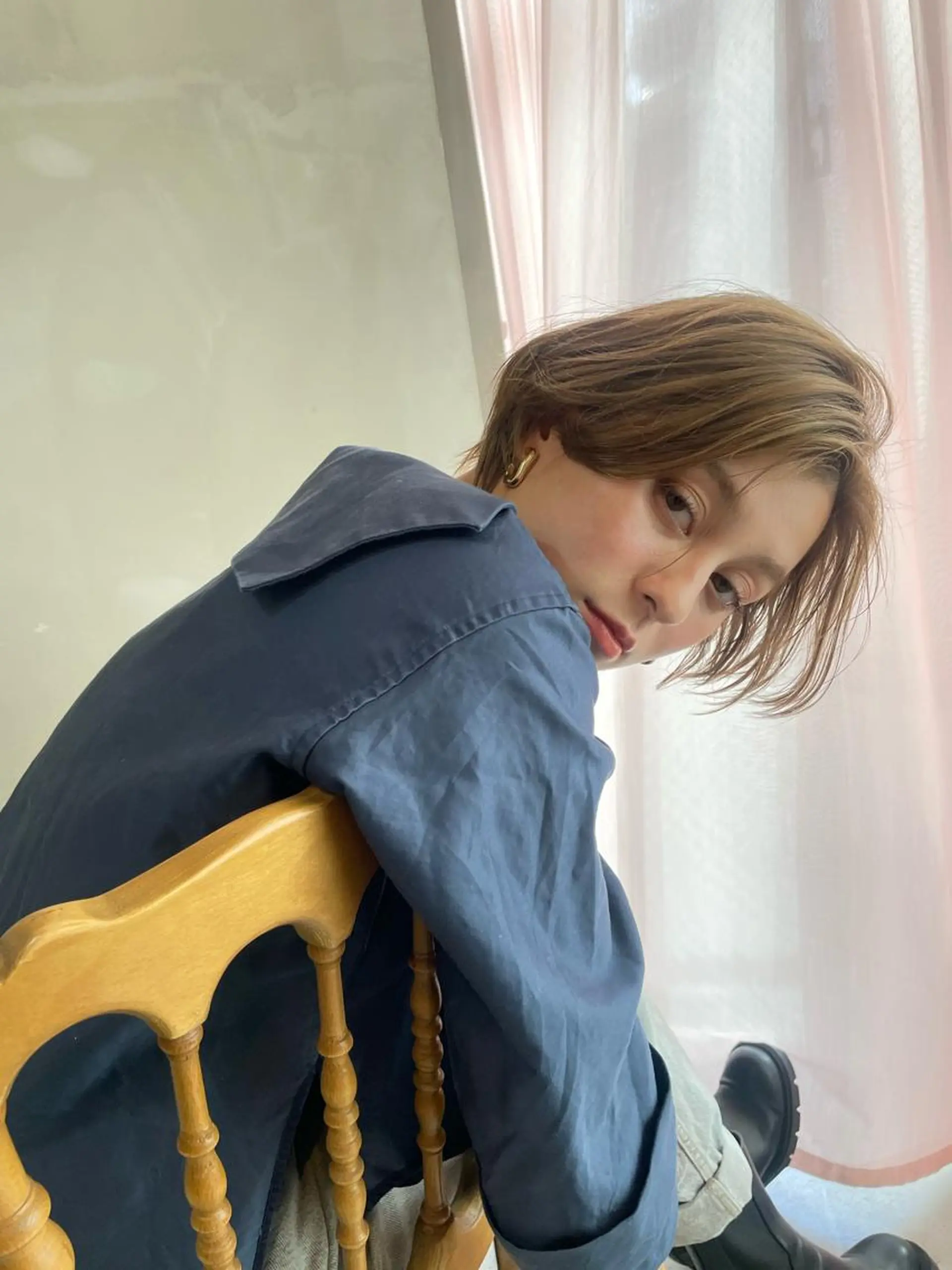 ショート カラー ブリーチ カット ヘアカラー トリートメント ショート/ボブ専門 宮脇美奈/南船場のヘアスタイル