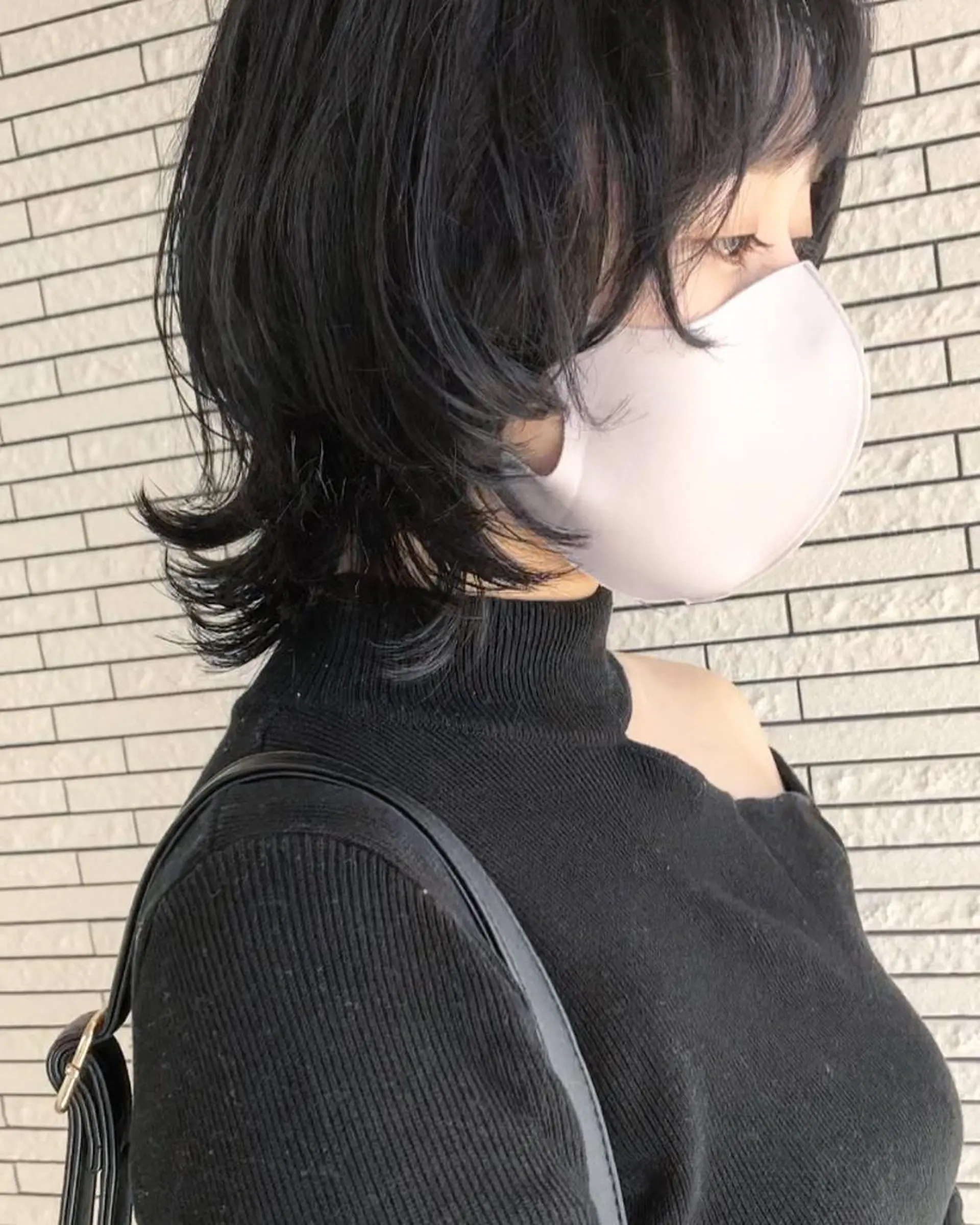 ショート カラー くせ毛 ウルフカット クドウレイ fifth渋谷のヘアスタイル