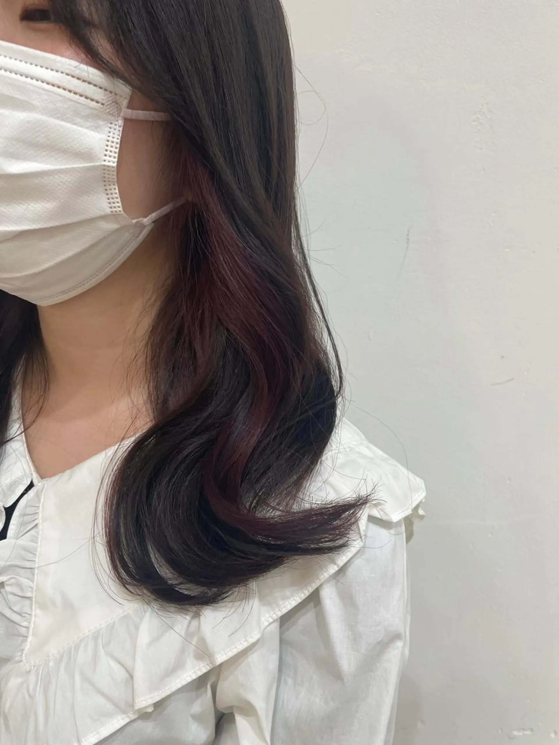 カラー ブリーチ イヤリングカラー 韓国風/亀之園 涼のヘアスタイル