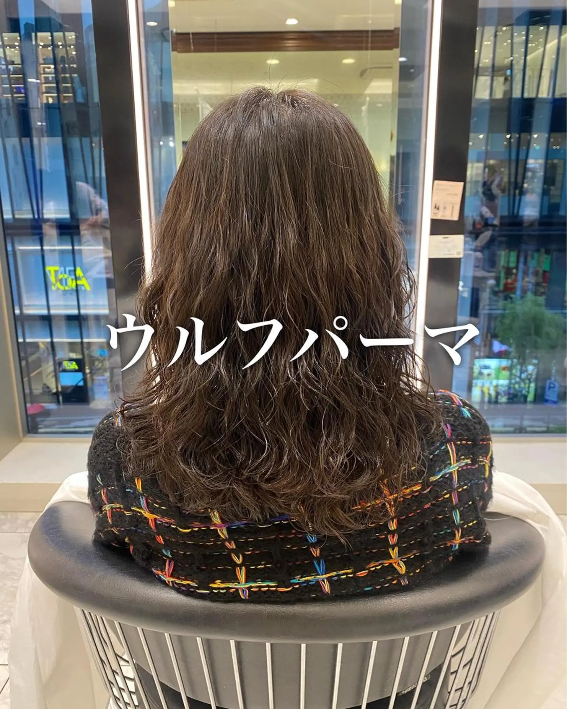 セミロング パーマ カット パーマ ❤️パーマ美容師✂︎ 井口美緒のヘアスタイル