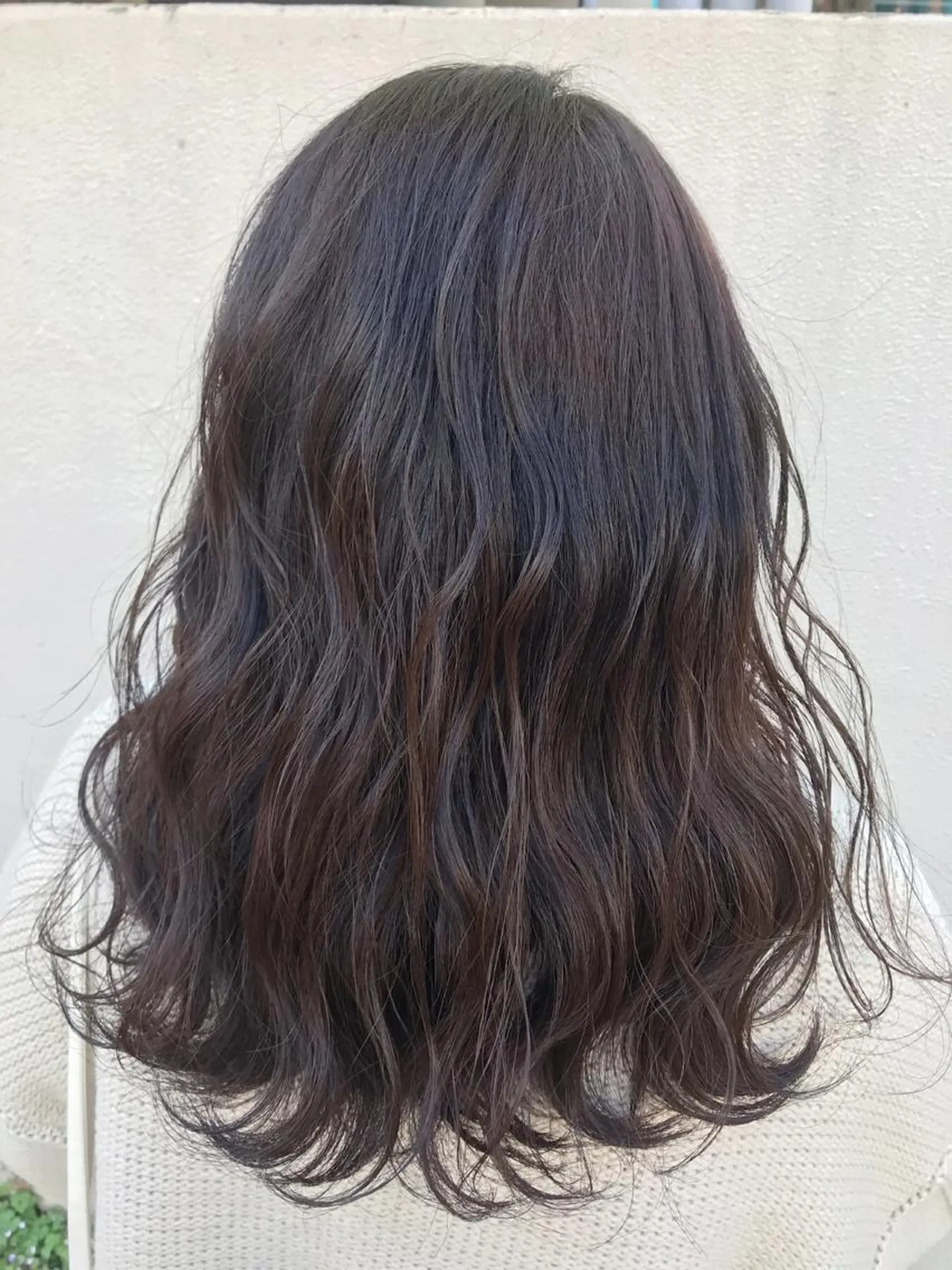 ミディアム カラー グレージュ 角田 全史のヘアスタイル