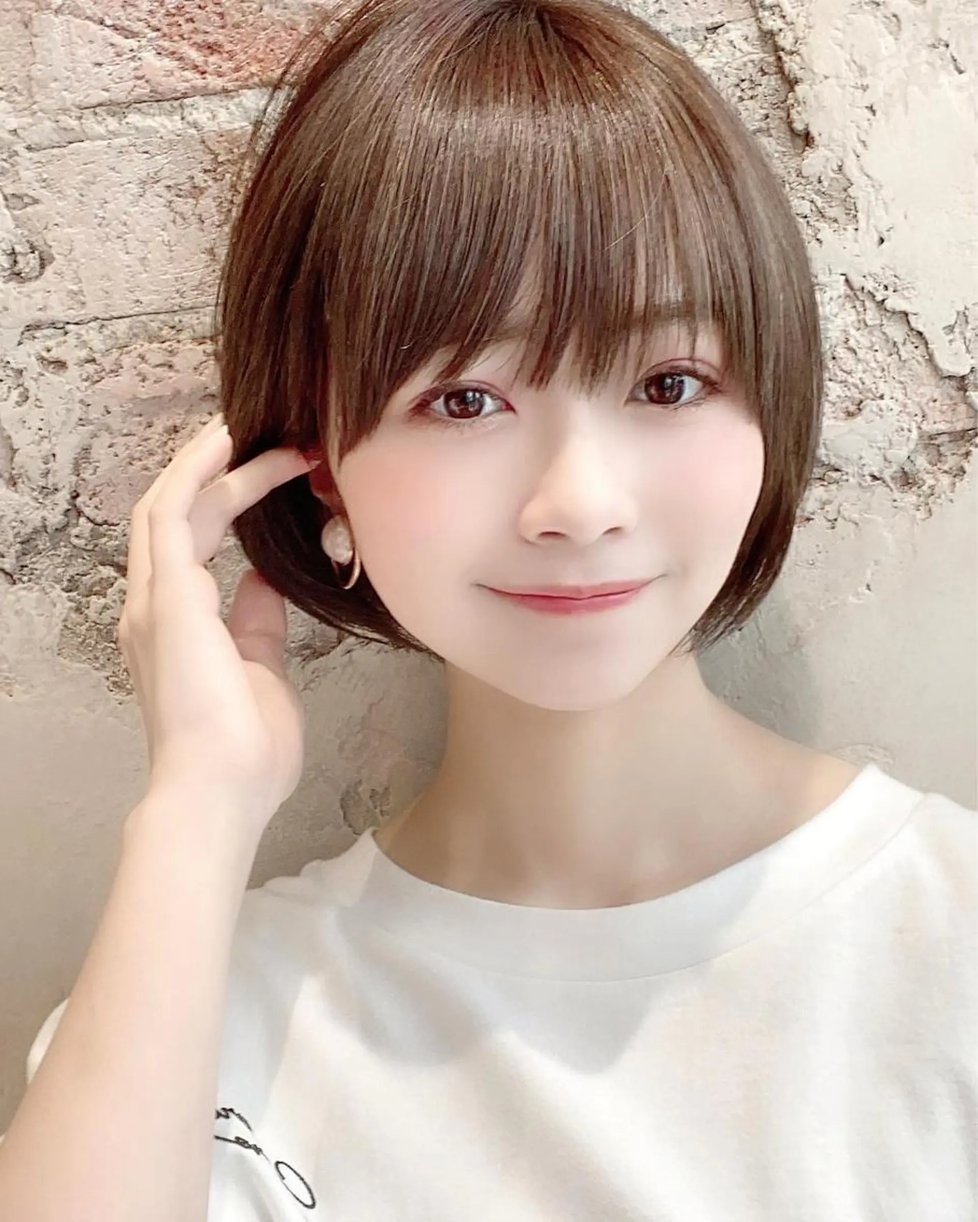 ショート ショートボブ ボブ ショートヘア On所属・新宿　ショート・ボブ カットモデル募集のヘアスタイル