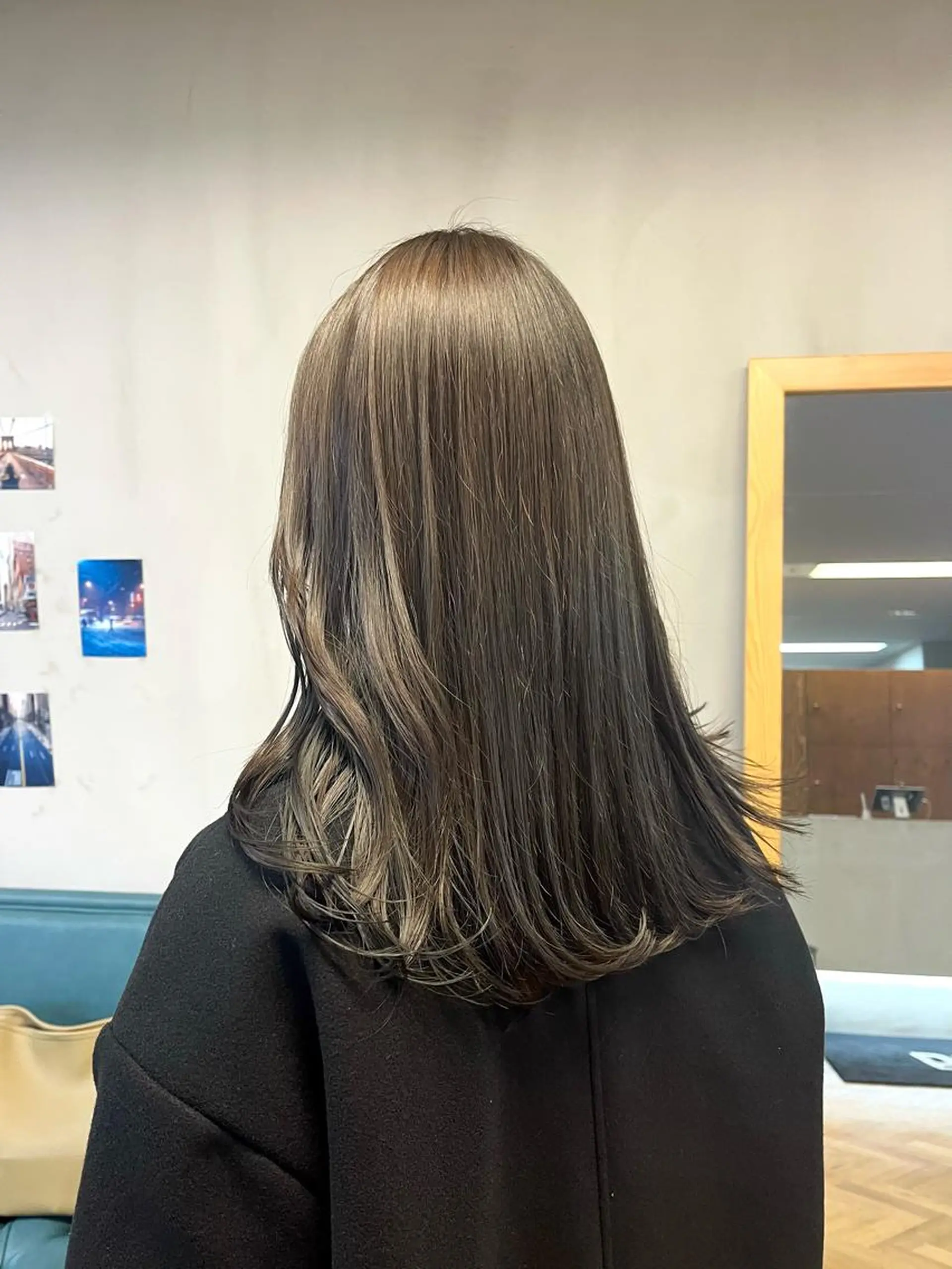 ロング カラー ブリーチ ダブルカラー ブリーチなしカラー esu西梅田所属・ena/ブリーチなし 透明感・レイヤー🎀のヘアスタイル