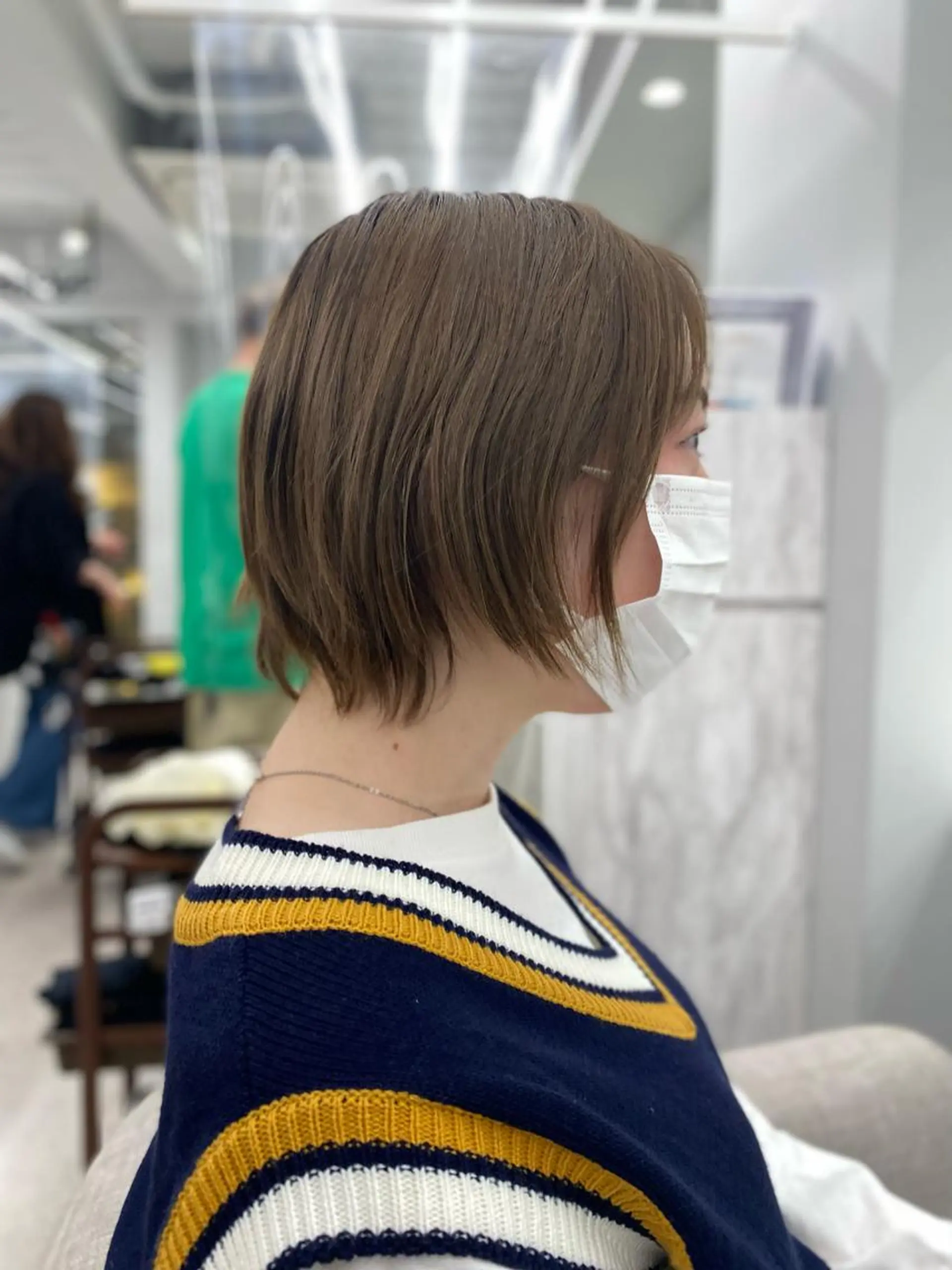 ショート 京都レイヤーカット/ 縮毛矯正/羽柴りくのヘアスタイル