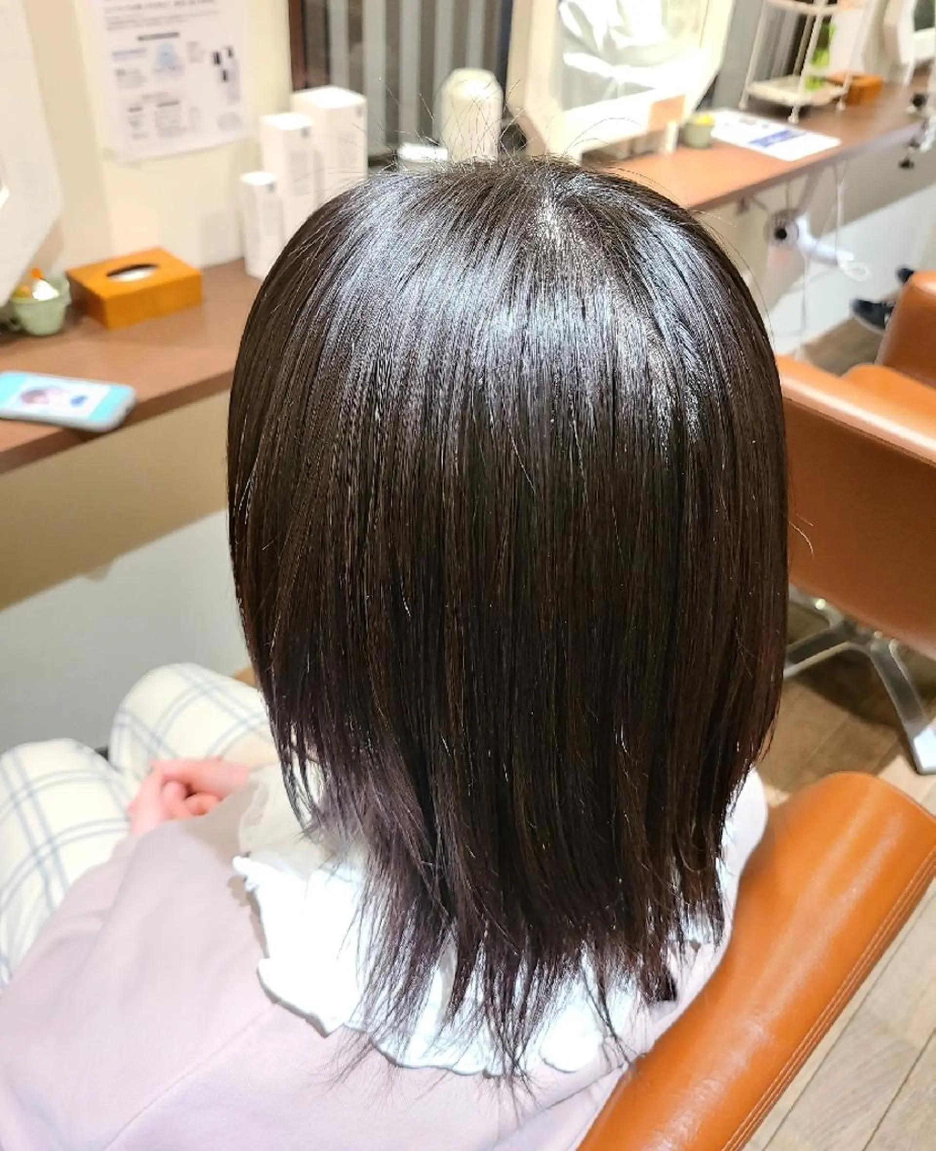 ミディアム パーマ ミディアムパーマ 縮毛矯正 トリートメント ストレートパーマ 縮毛矯正 Hazumi Ayanoのヘアスタイル