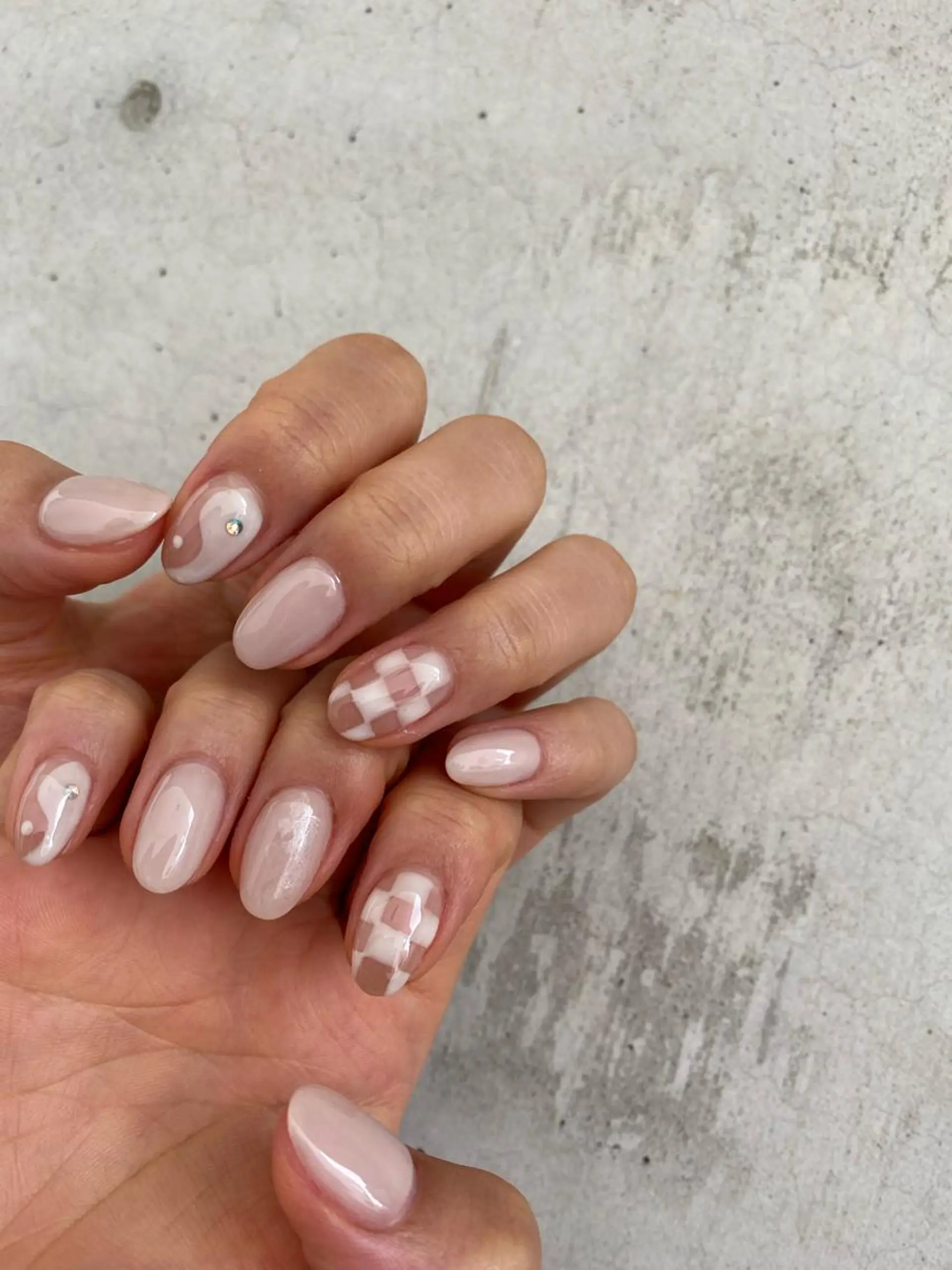 ネイル 持ち込み ニュアンスネイル ハンドネイル ハンドケア Charme. NOBUKOのネイルデザイン