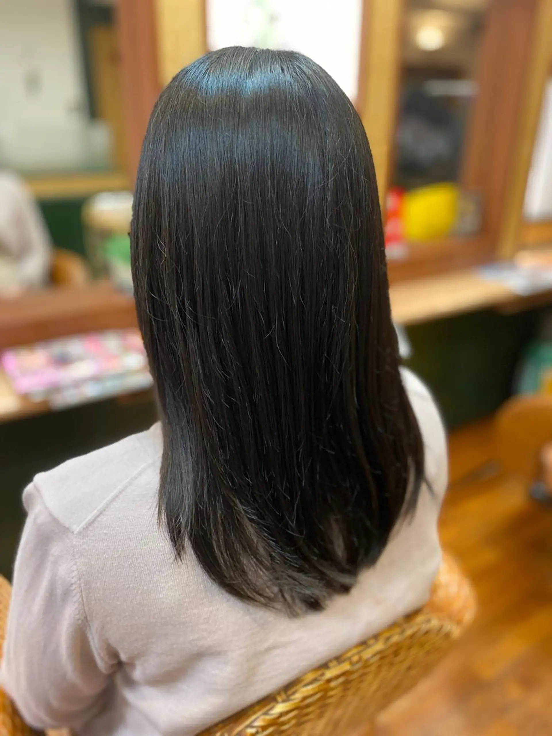 セミロング ヘアカラー トリートメント 髪質改善/艶カラー 塩野成一のヘアスタイル