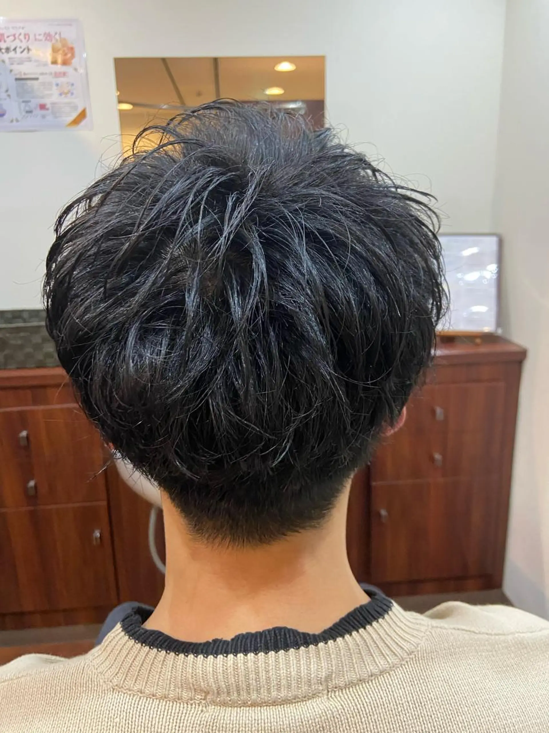 ショート カラー パーマ ヘアアレンジ メンズ 💈メンズ特化 副店長松浦一聖💈のヘアスタイル
