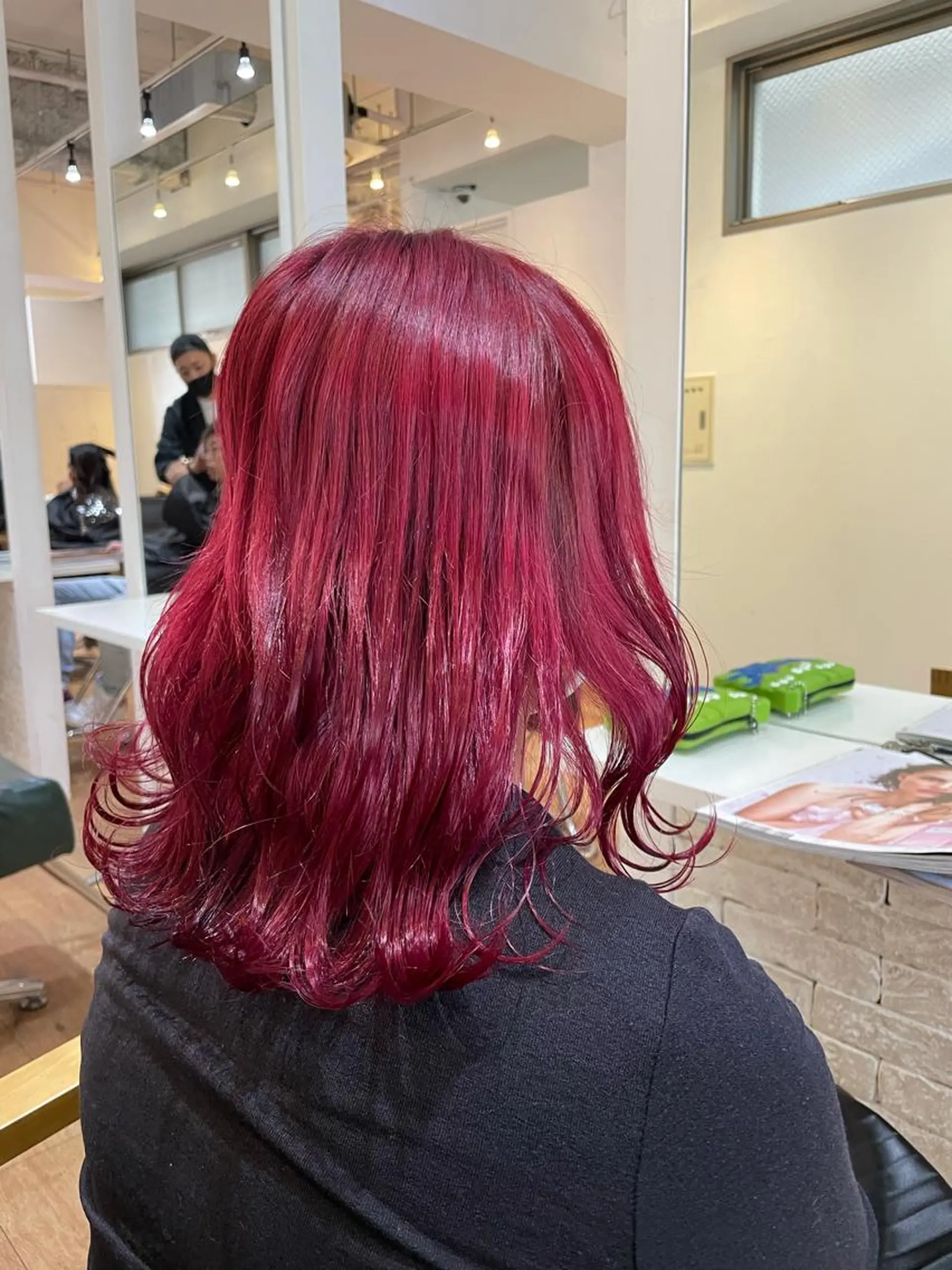 ミディアム カラー 🇰🇷ハイトーン× 韓国レイヤー레이어드のヘアスタイル