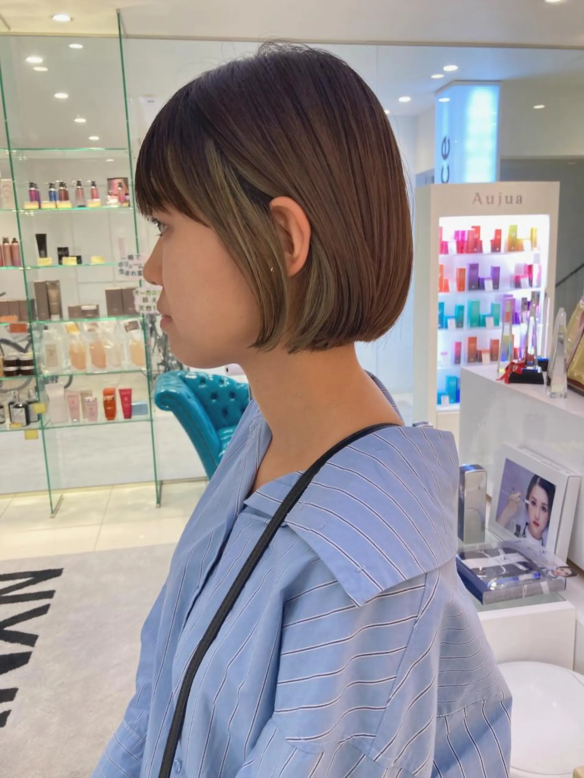 ミディアム カット トリートメント 田中 あかねのヘアスタイル
