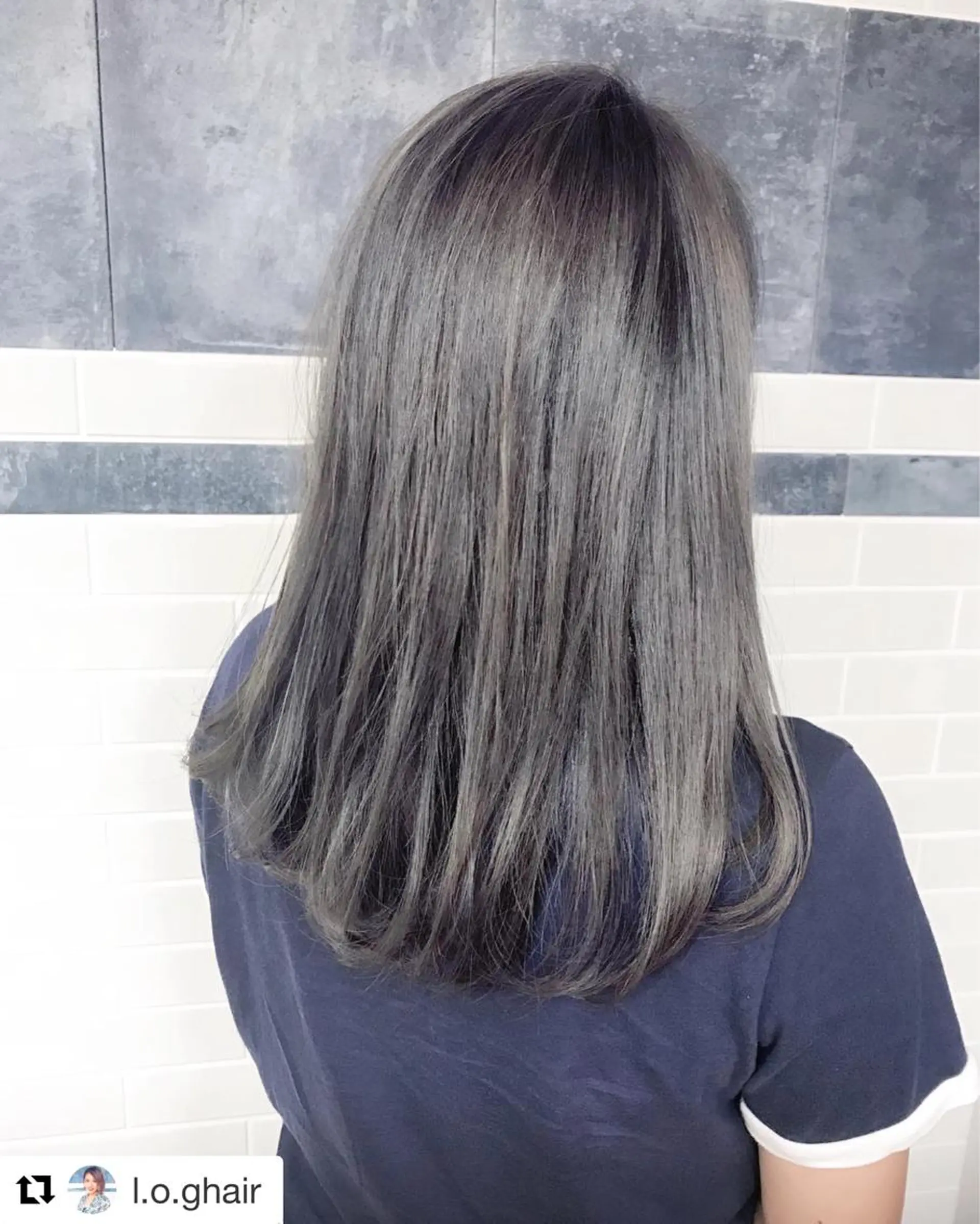 セミロング カラー アディクシーカラー カット ヘアカラー トリートメント ❤️Ruminate 日暮里店❤️のヘアスタイル