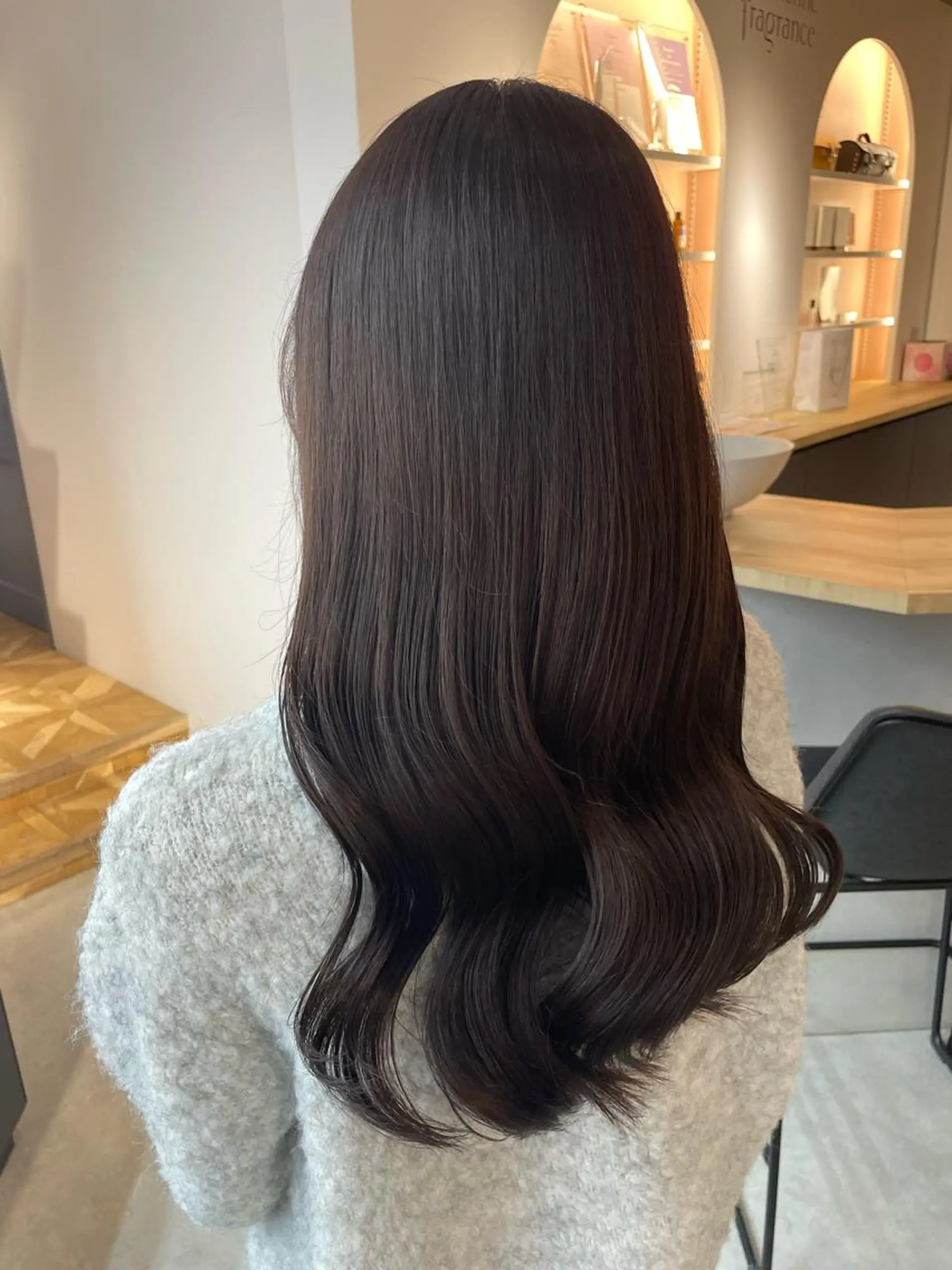 ロング カラー ブラウンカラー チョコレートブラウン 森 愛佳のその他イメージ