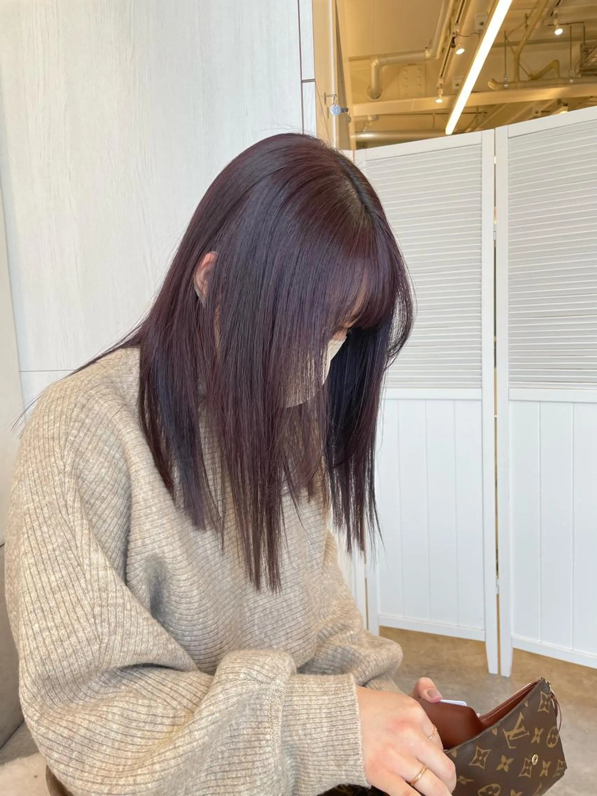 セミロング カラー ヘアアレンジ カット ヘアカラー トリートメント ヘアセット 🍃柔らかヘアー田中 瑞希🍃のヘアスタイル