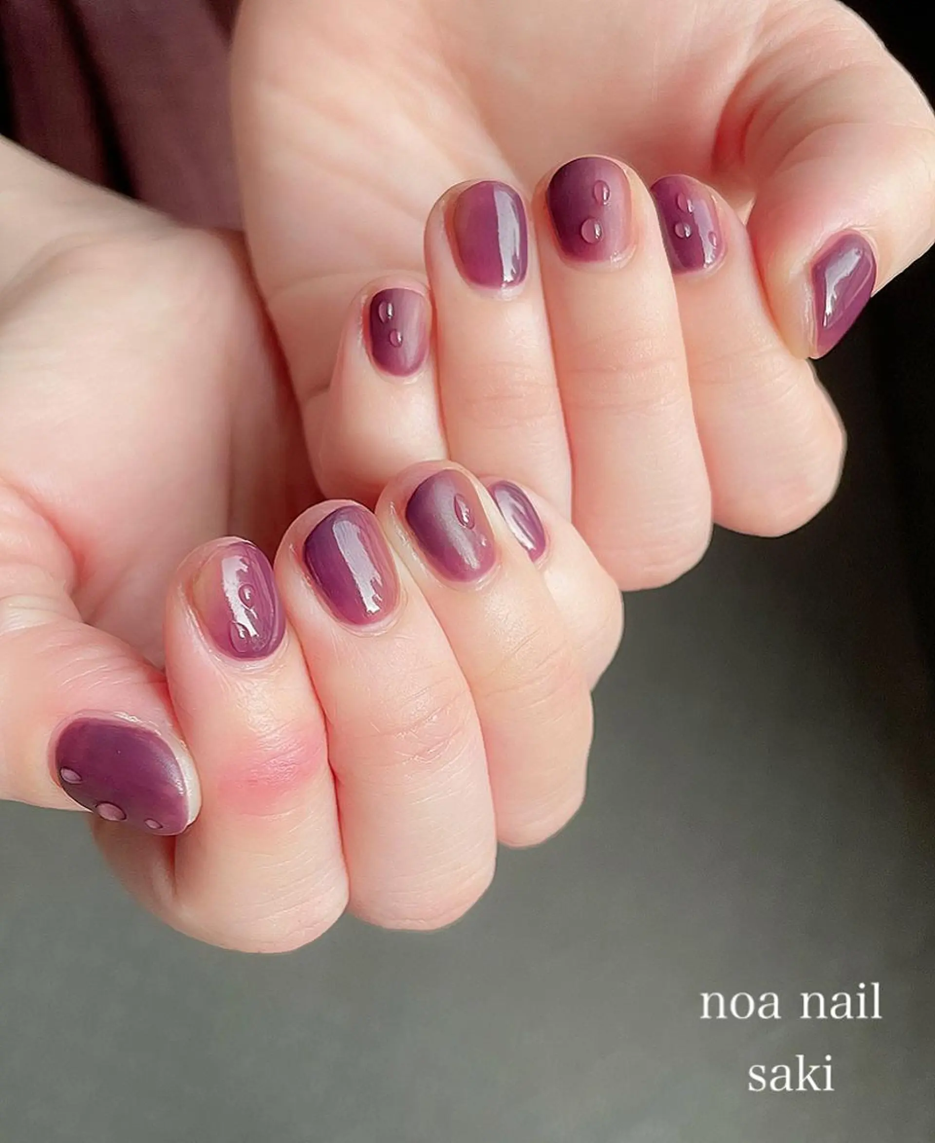 ネイル アートネイル オーロラネイル ジェルネイル 氷ネイル・うるうるネイル ミラーネイル nailsalon noa所属・nailsalon noaのネイルデザイン