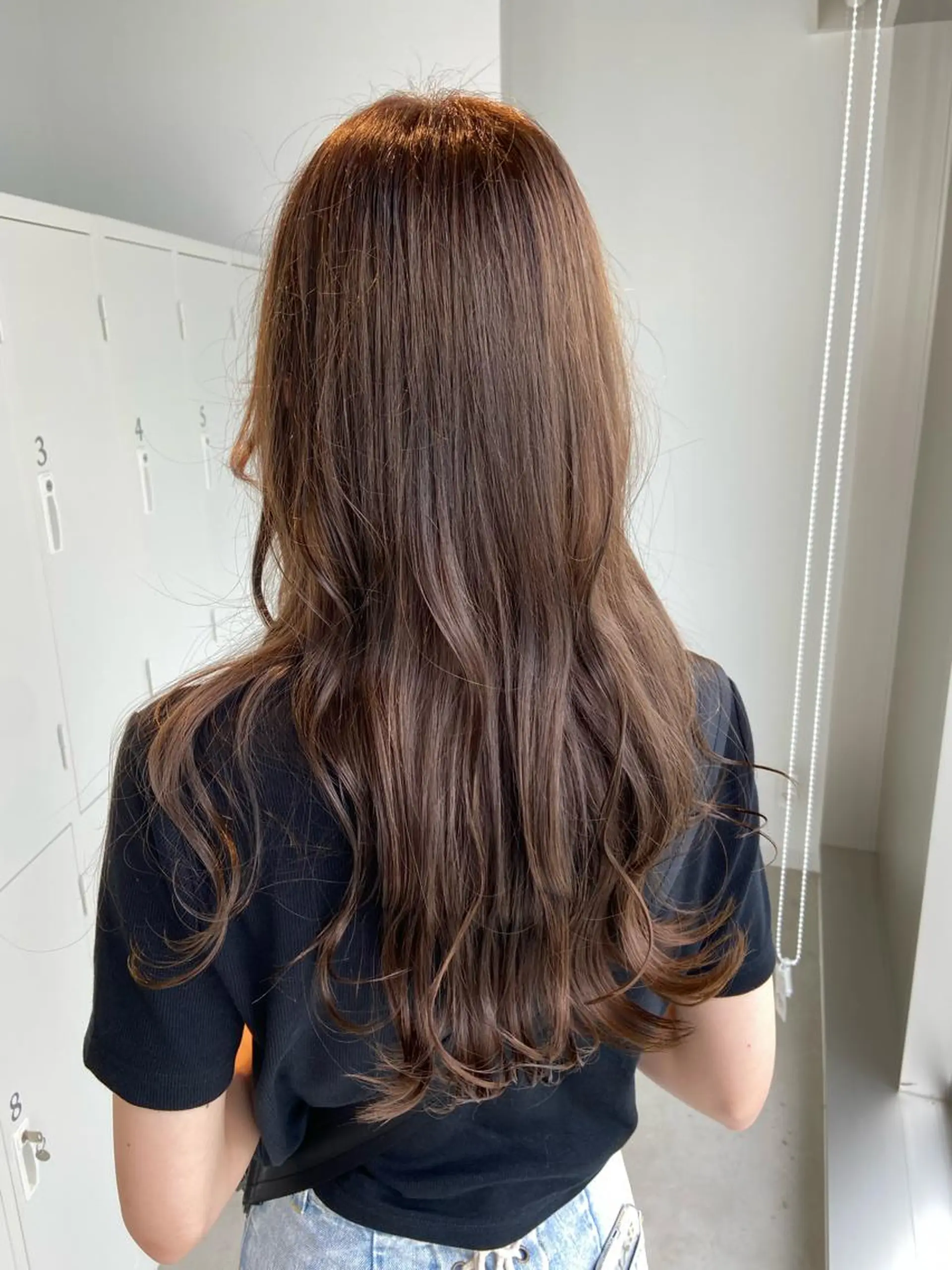 ロング カラー ベージュカラー カット ヘアカラー トリートメント EIGHT奥野 心太のヘアスタイル