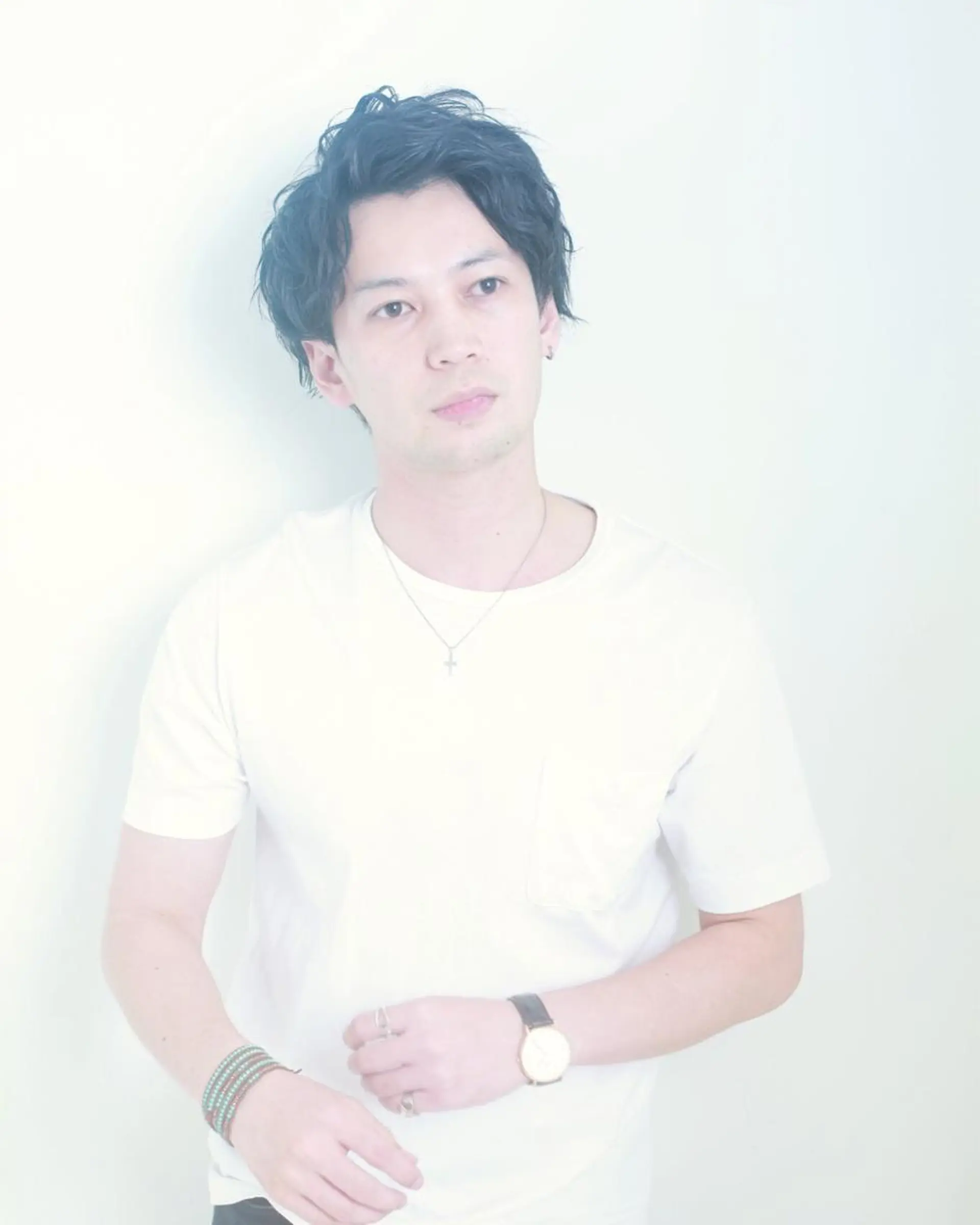 メンズ ブリーチカラー✨ 駒場　笙のヘアスタイル