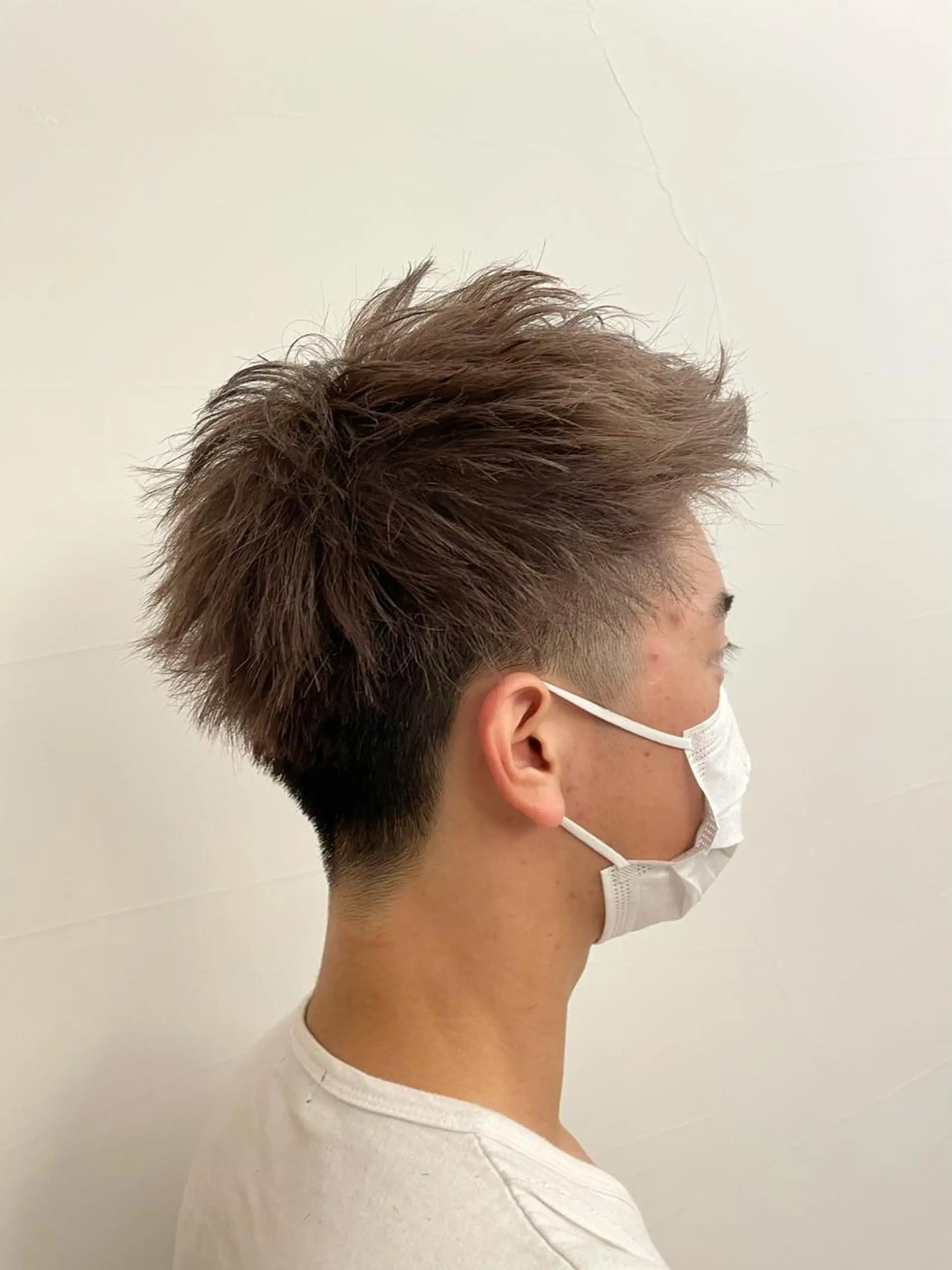 メンズ モヒカン 水戸/ブリーチカラー ♠️♠️會澤遼真のヘアスタイル