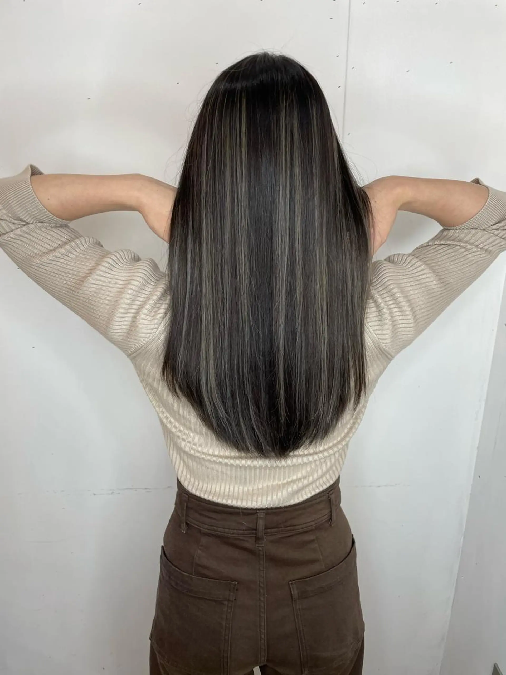 ロング カラー ハイライト/髪質改善 ans/黒木 和大のヘアスタイル