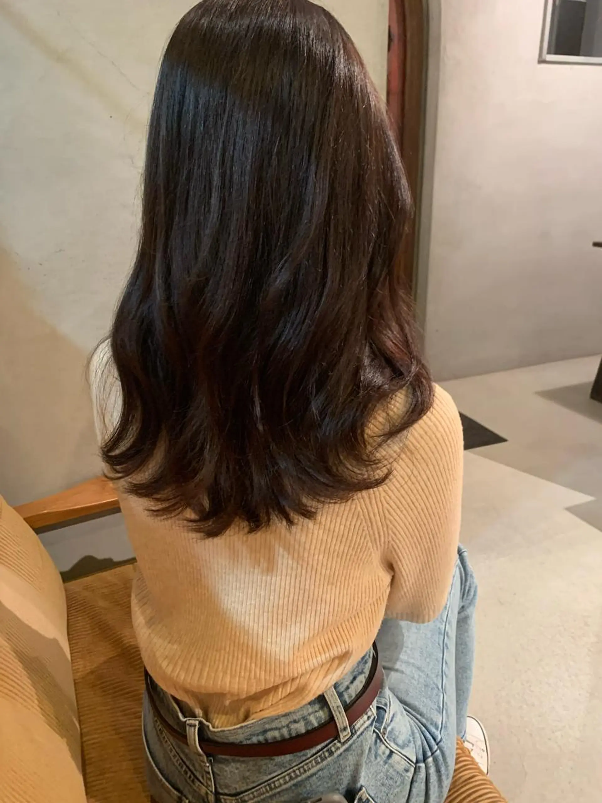 ロング レイヤー/韓国ヘア 杉浦結梨のヘアスタイル