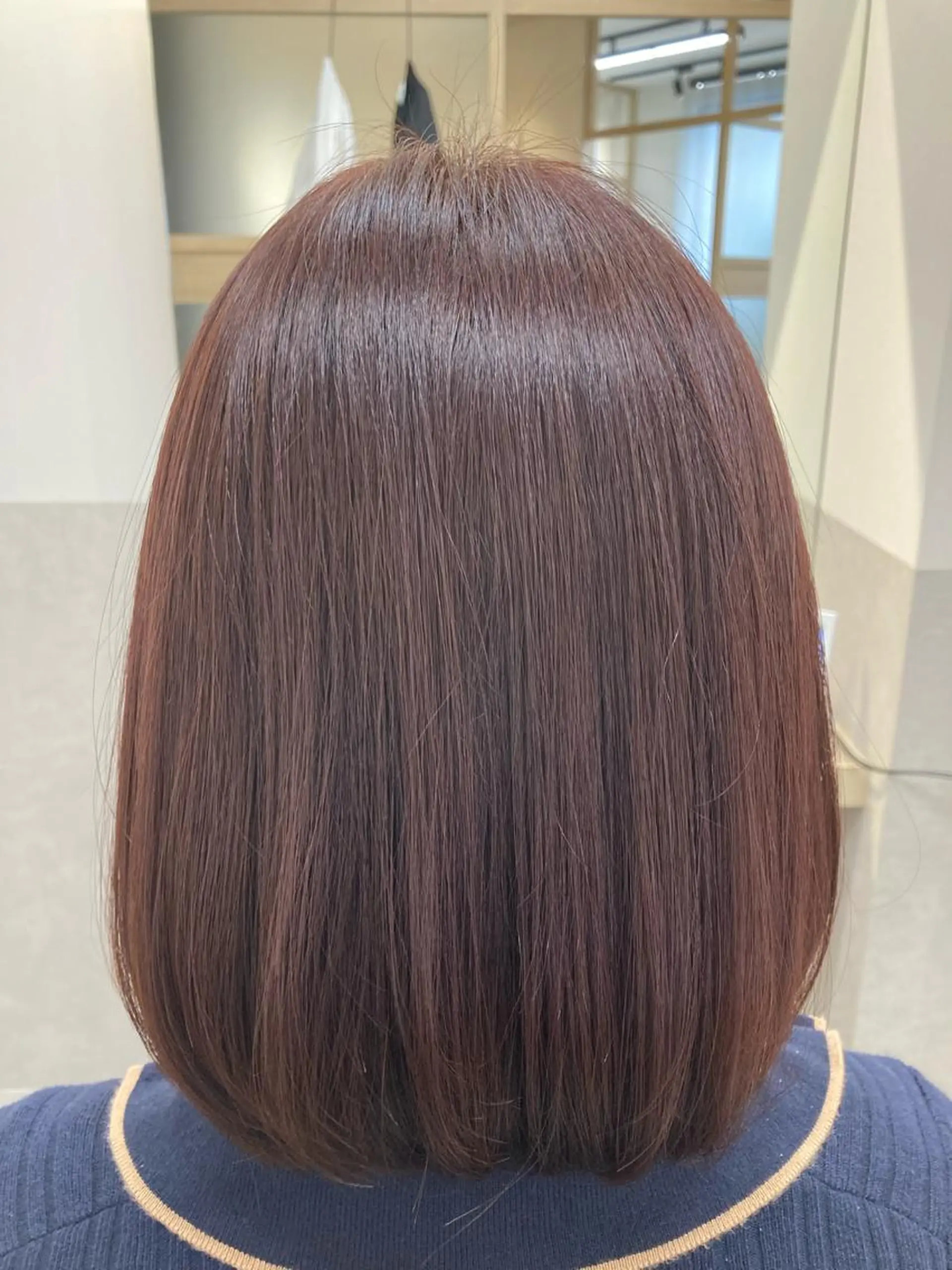 ミディアム トリートメント 田中 絵理のヘアスタイル