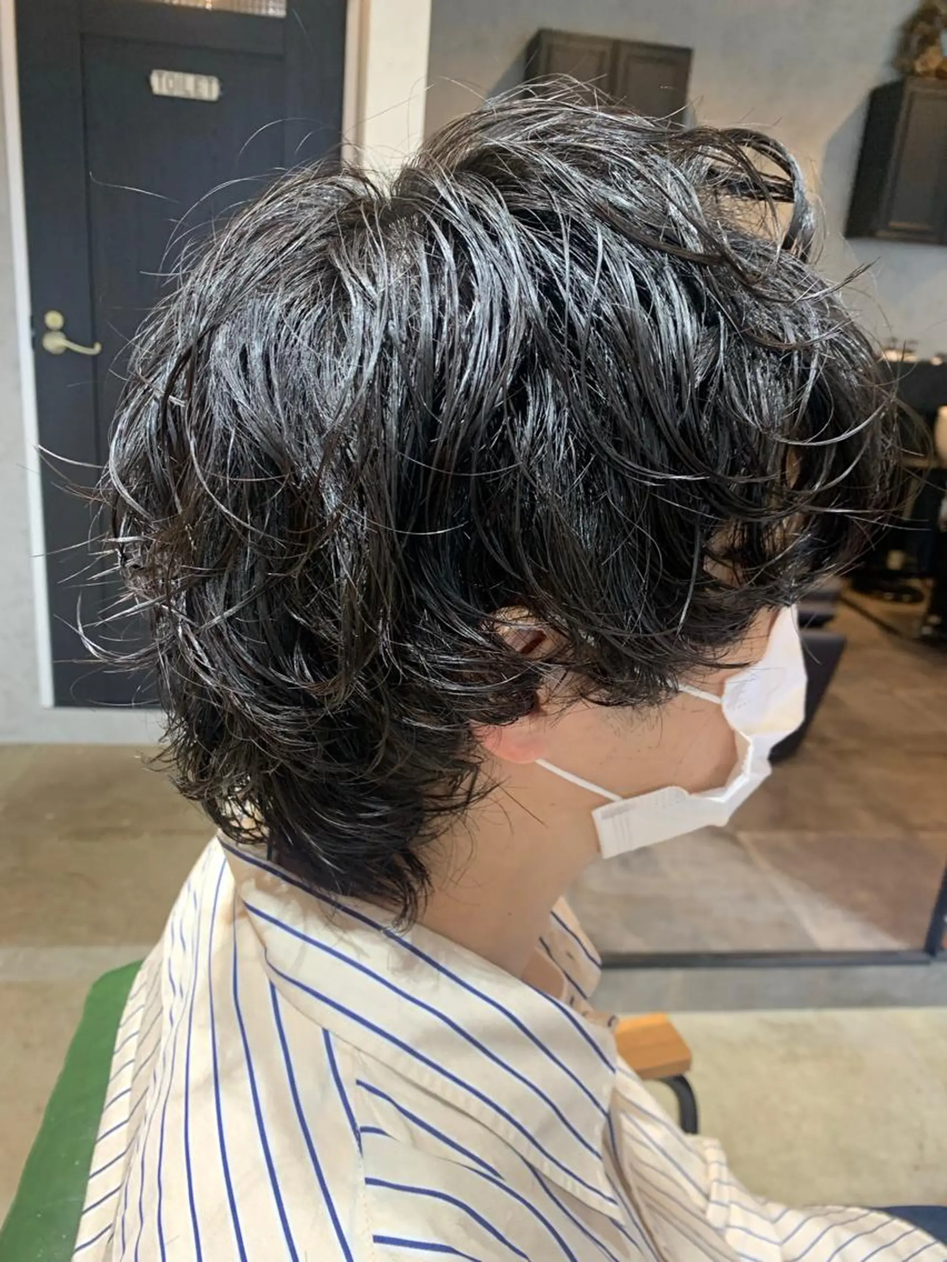 パーマ メンズ 大木 華のヘアスタイル