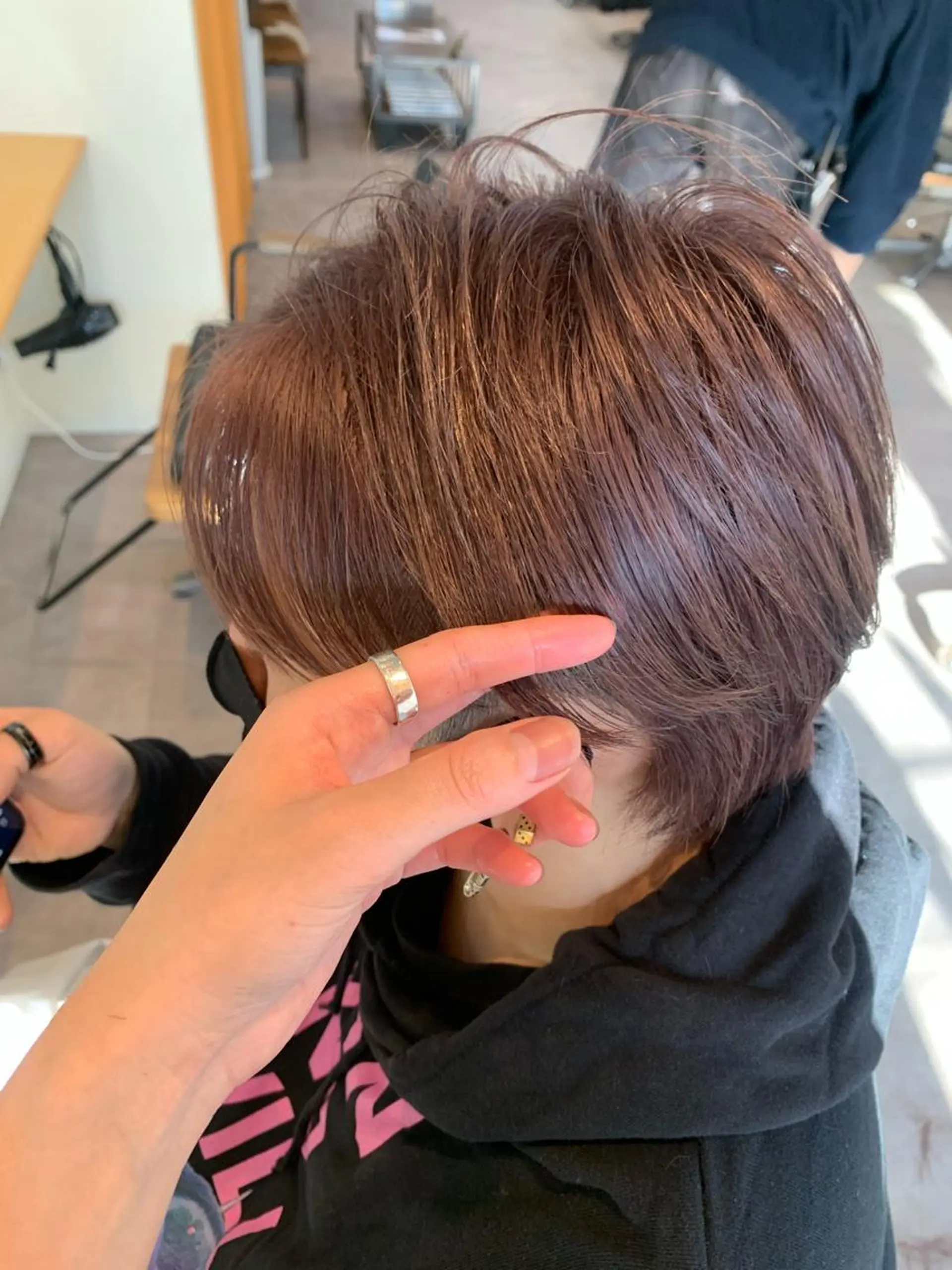 ショート カラー AR.MARA hair  studio所属・ウェーブパーマ サトウヒカルのヘアスタイル