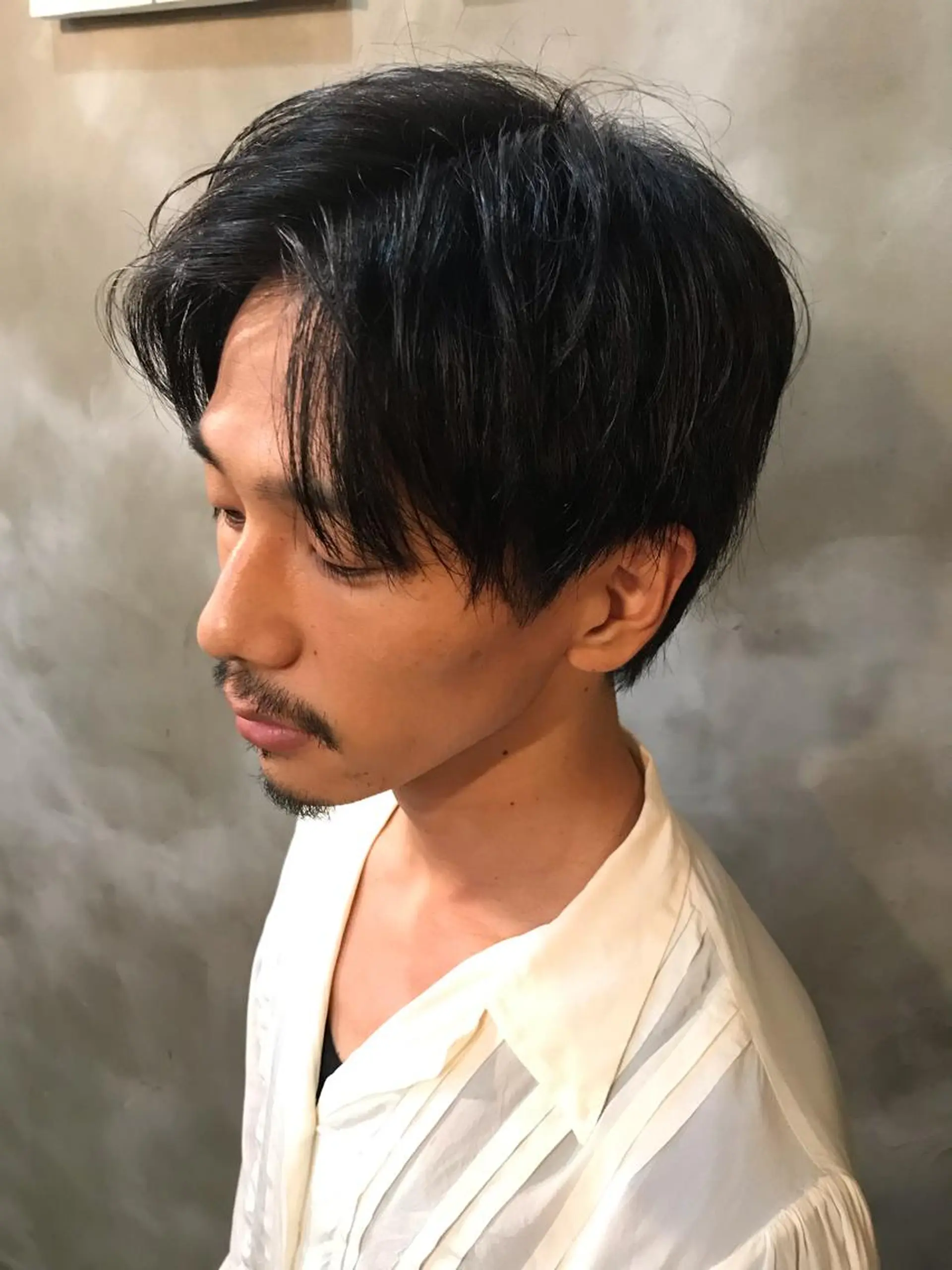 ショート メンズ カット 木村陸弥 似合わせ 透明感カラー🌿のヘアスタイル