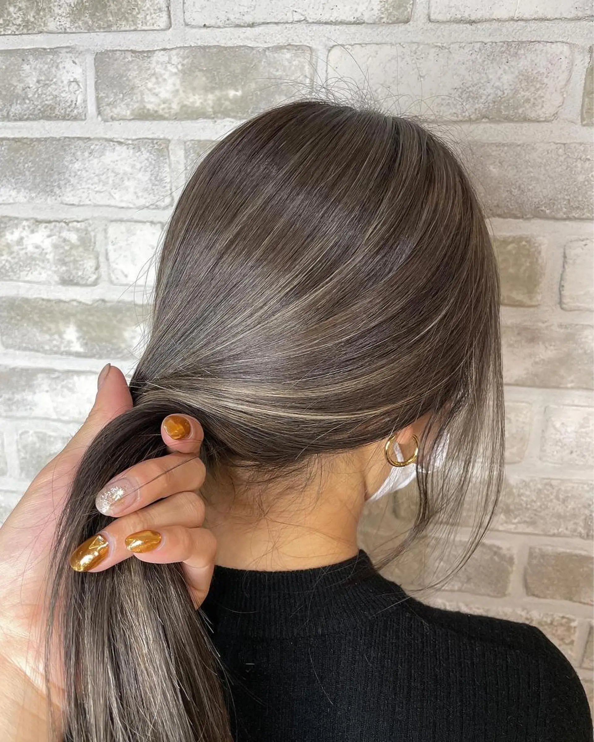 ロング カラー ハイライトカラー ハイライト カット ヘアカラー トリートメント she2.shinjuku所属・takumi Hのヘアスタイル