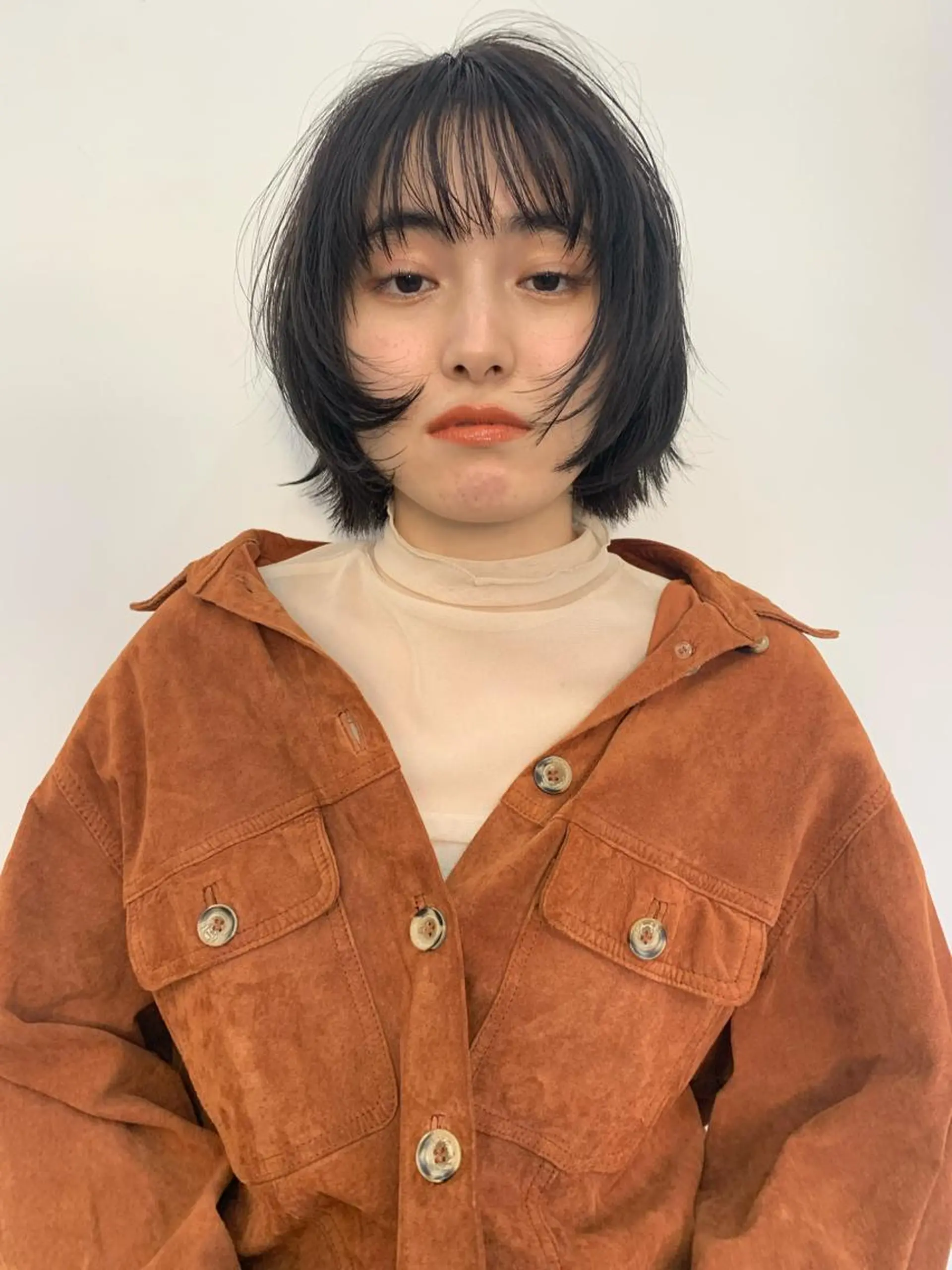 ショート 切りっぱなしボブ ショートボブ ハンサムショート ベリーショート ボブ Spiel所属・Spiel hair salonのヘアスタイル