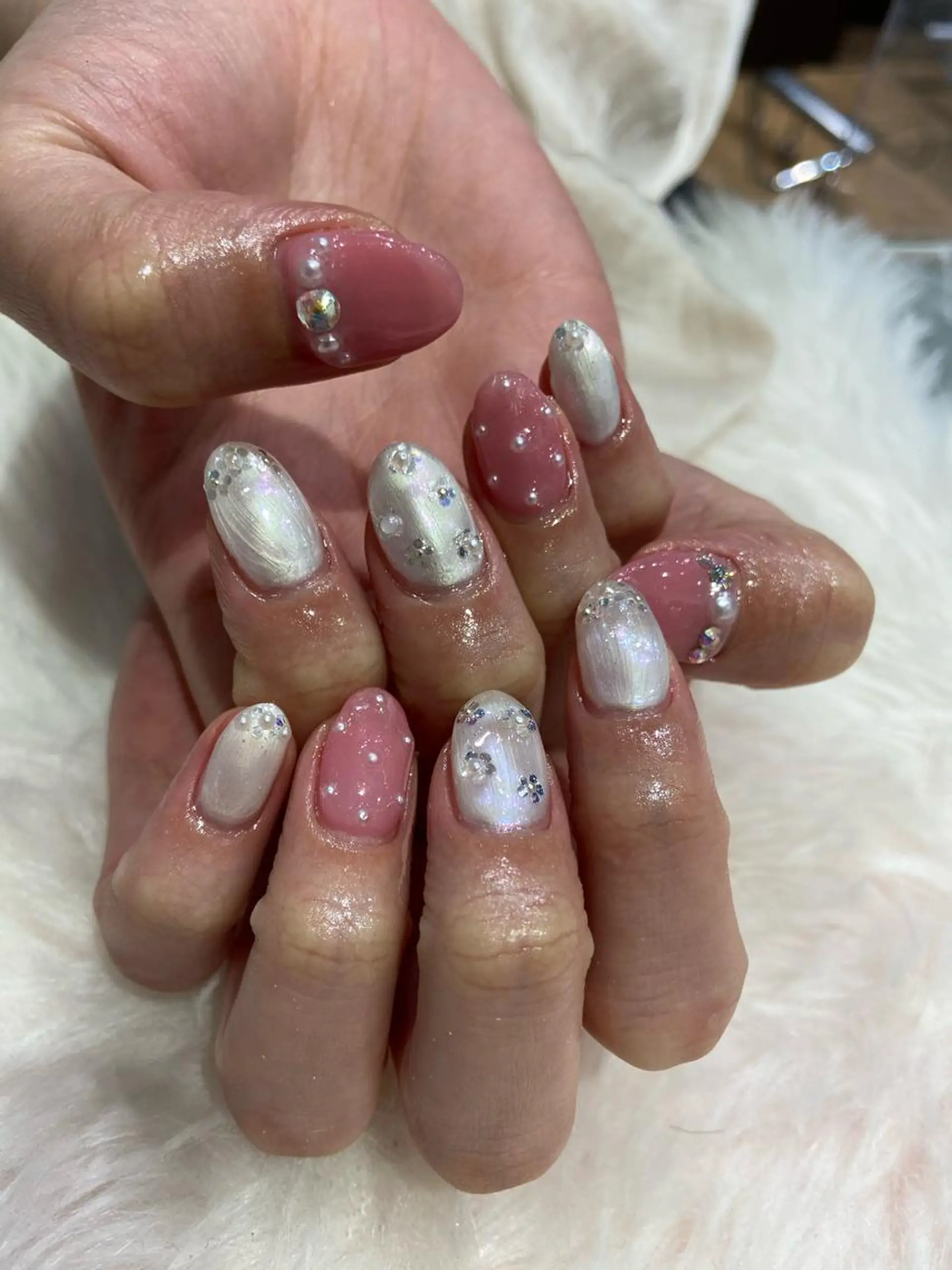 ネイル ハンドネイル 🧸プルエクステ❤︎ ネイルKAO🧸のヘアスタイル