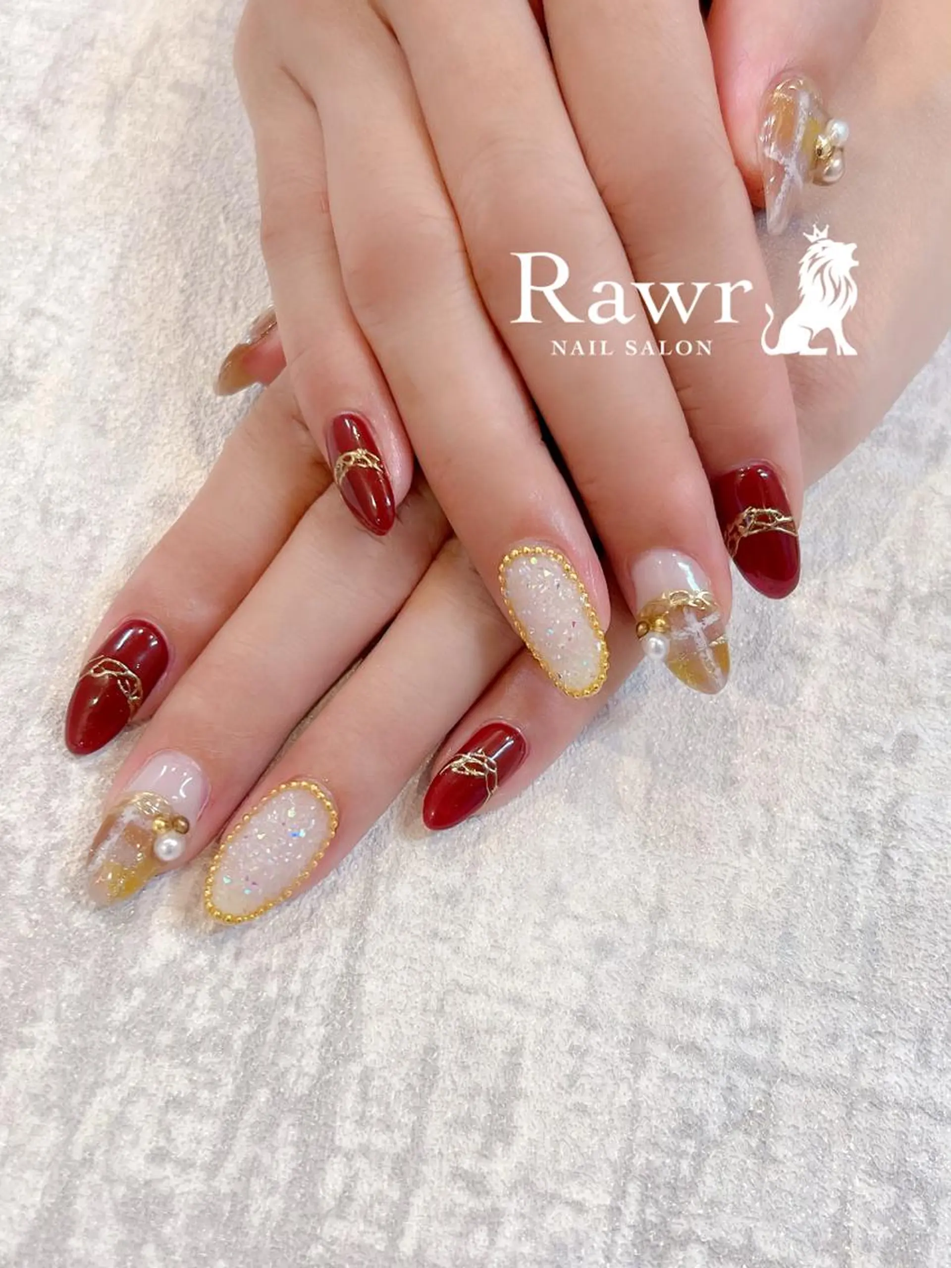 ネイル ハンドネイル Rawr / saoriのネイルデザイン