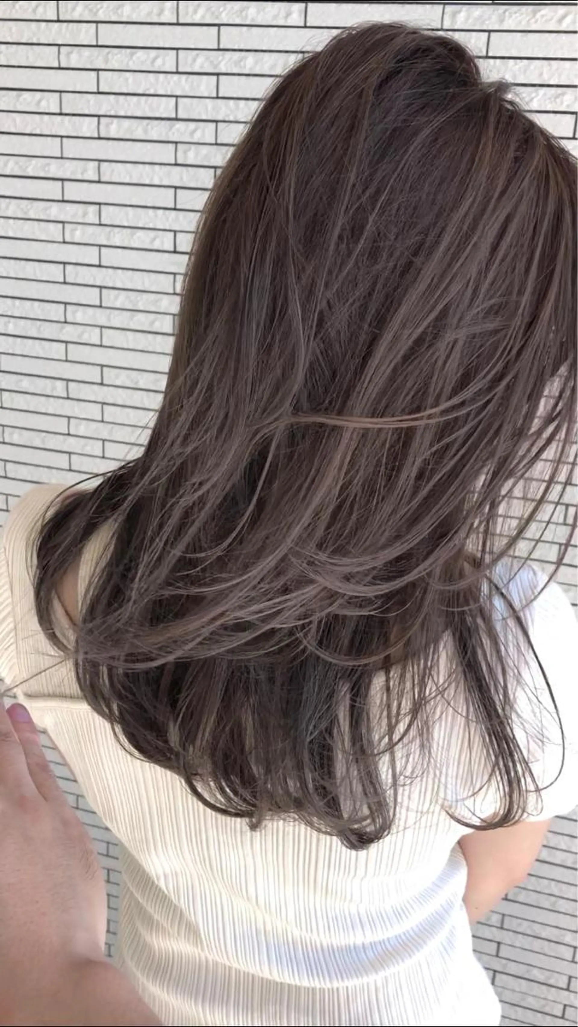 ロング カラー グラデーションカラー ハイライトカラー ハイライト クドウレイ fifth渋谷のヘアスタイル