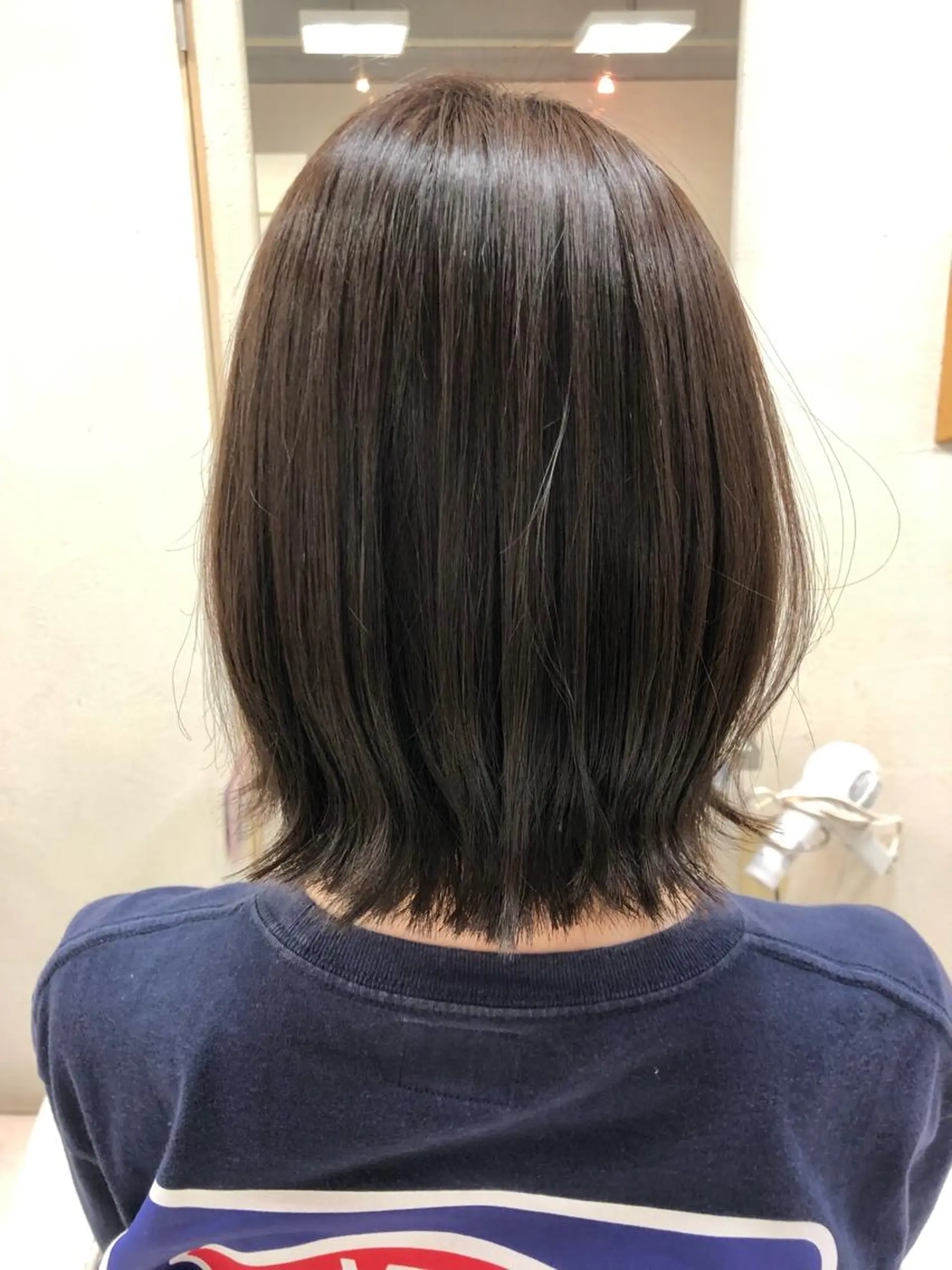 ショート 切りっぱなしボブ ボブ カット 阿部 美咲のヘアスタイル