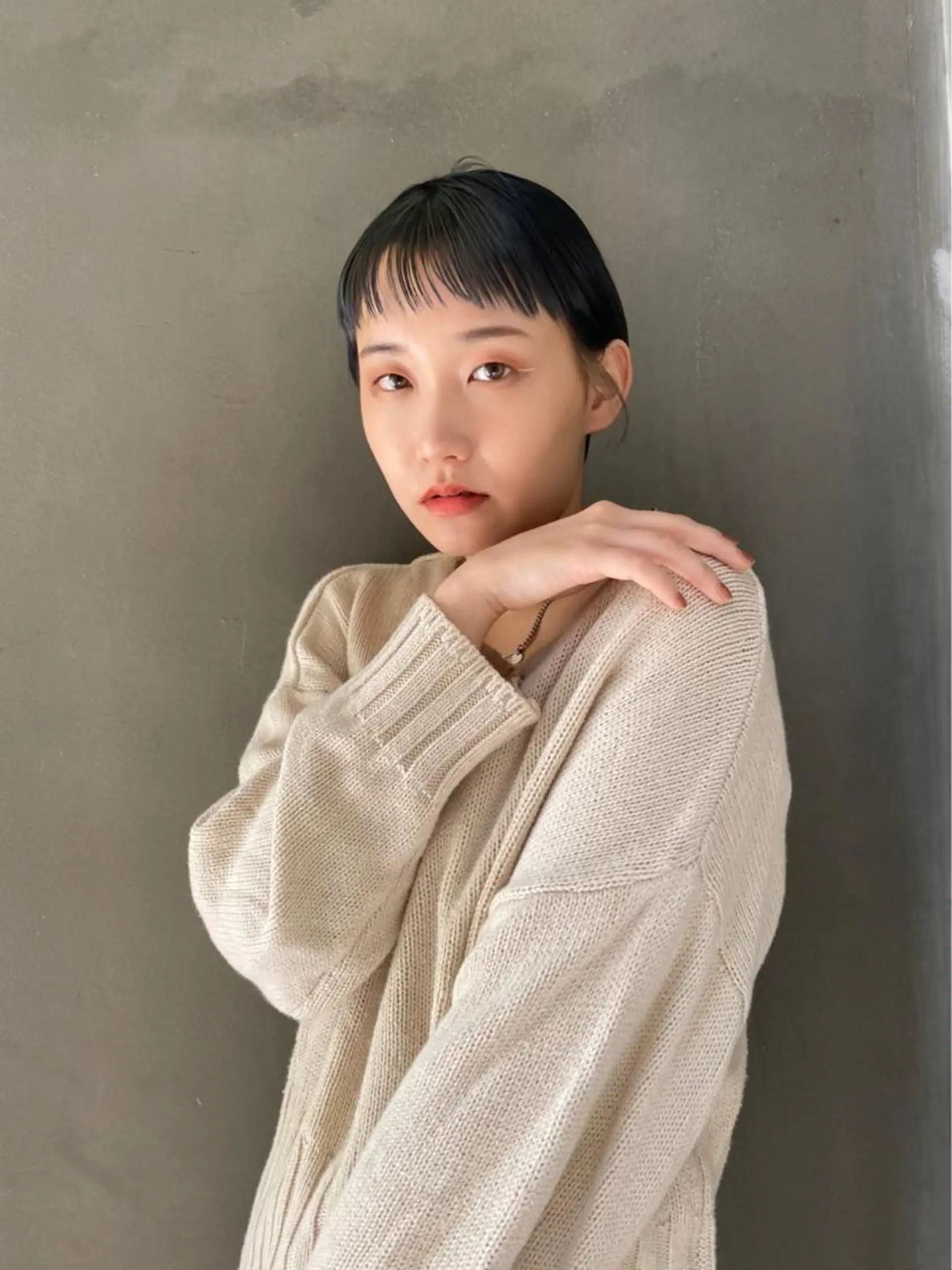 カラー ブリーチ 吉田 夢のヘアスタイル