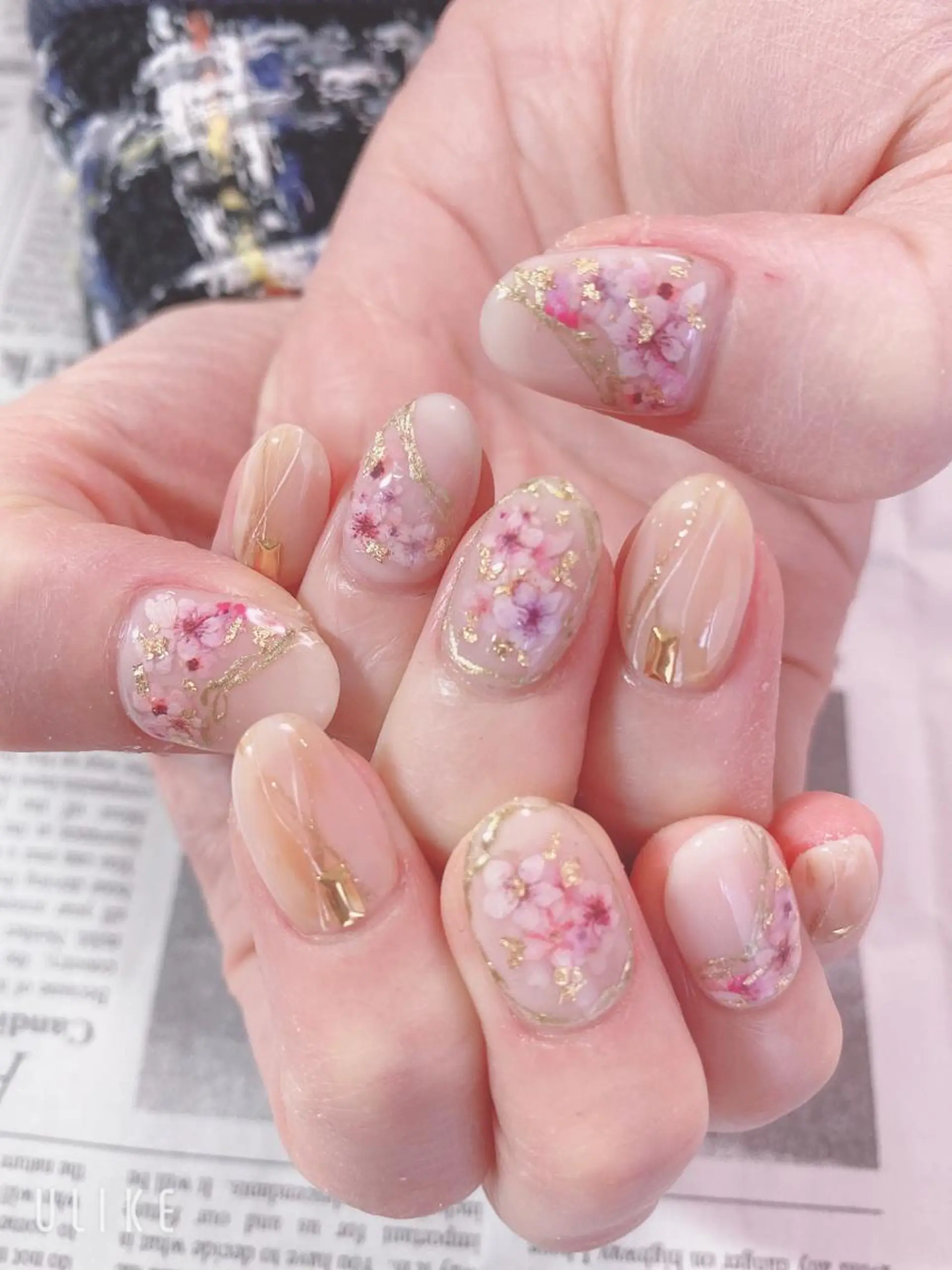 ネイル ハンドネイル ハンドケア 森山 舞のネイルデザイン