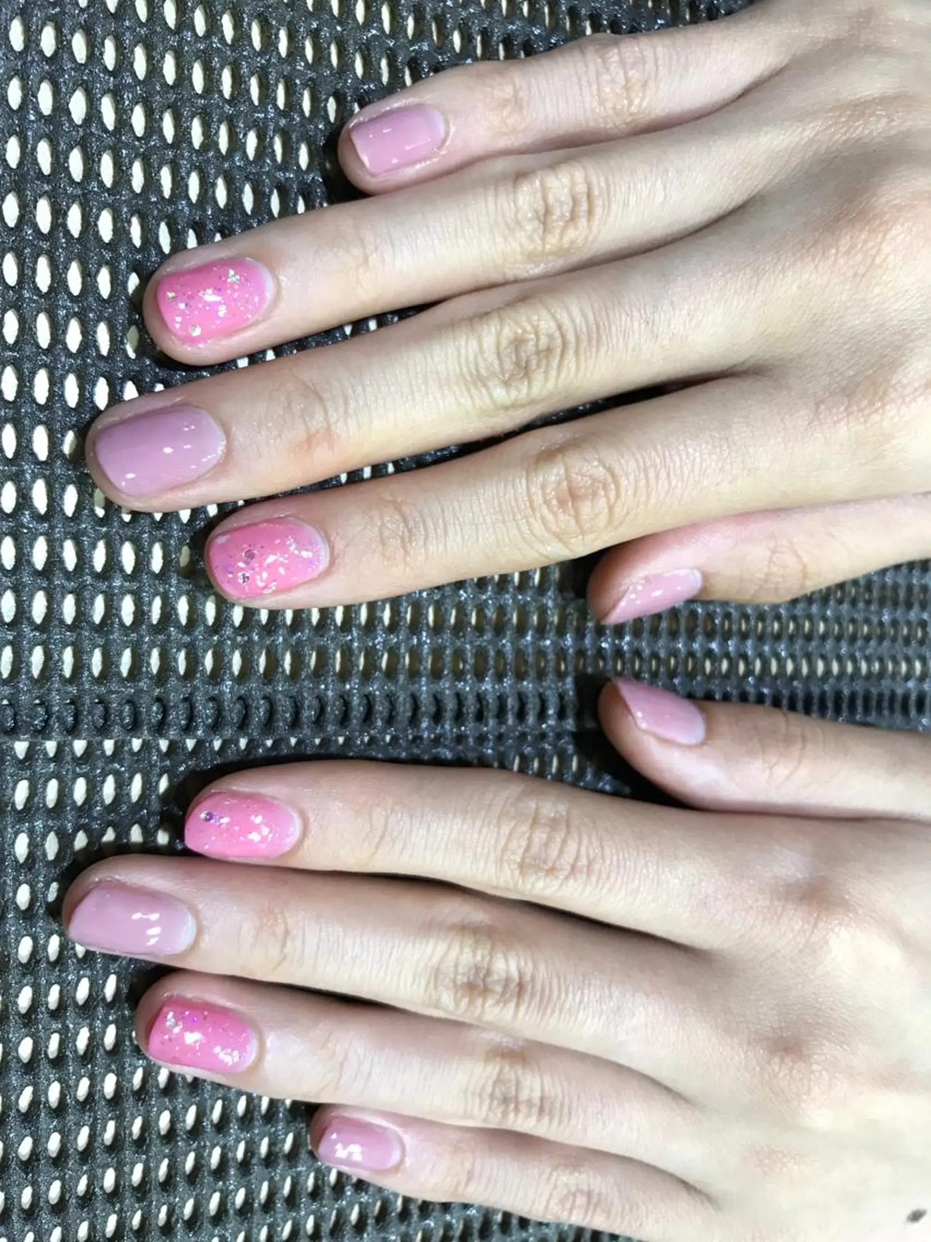 ネイル ジェルネイル パラジェル AMI ウルフパーマ/メンズのヘアスタイル