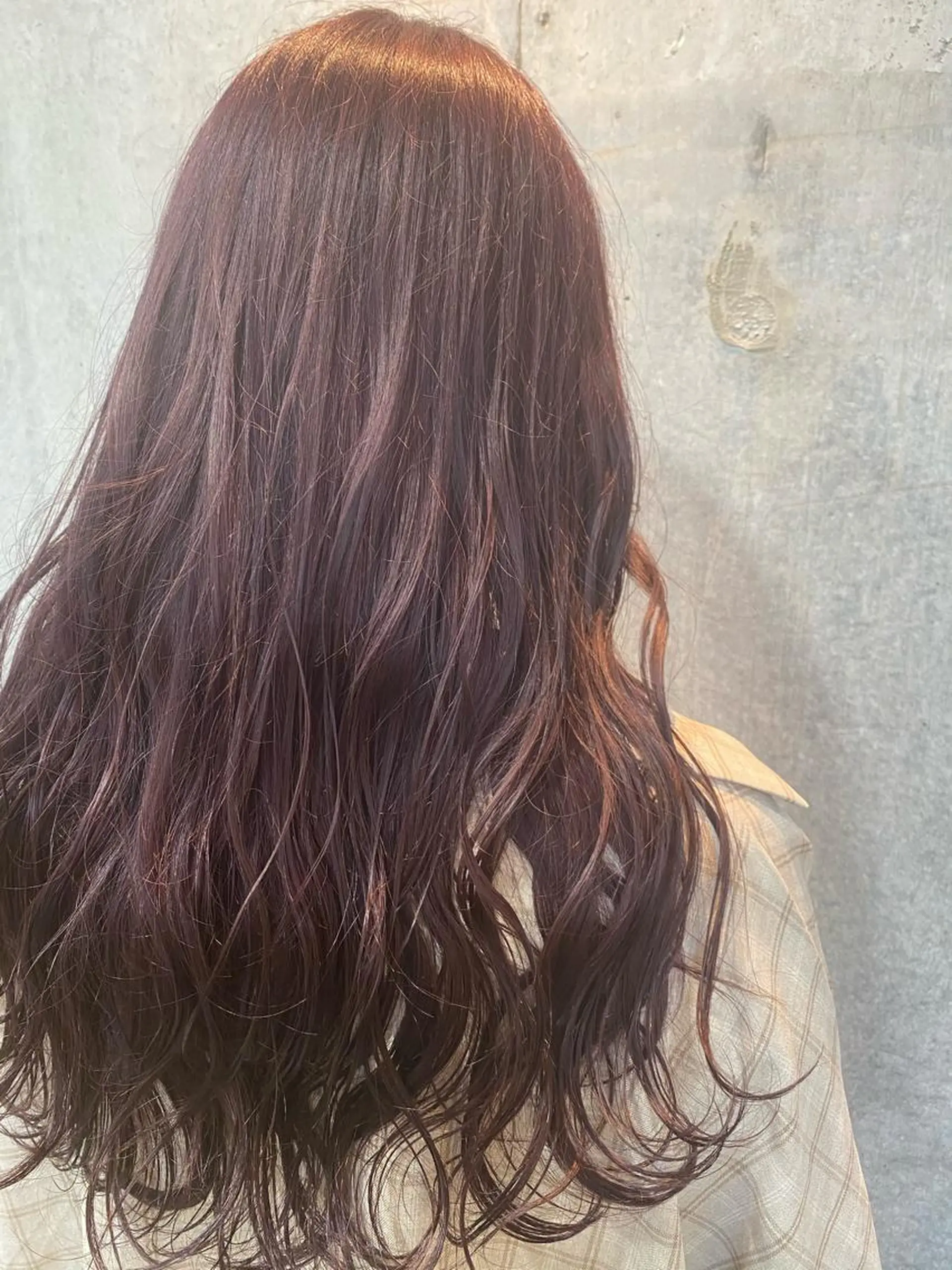 ロング カラー mina .のヘアスタイル