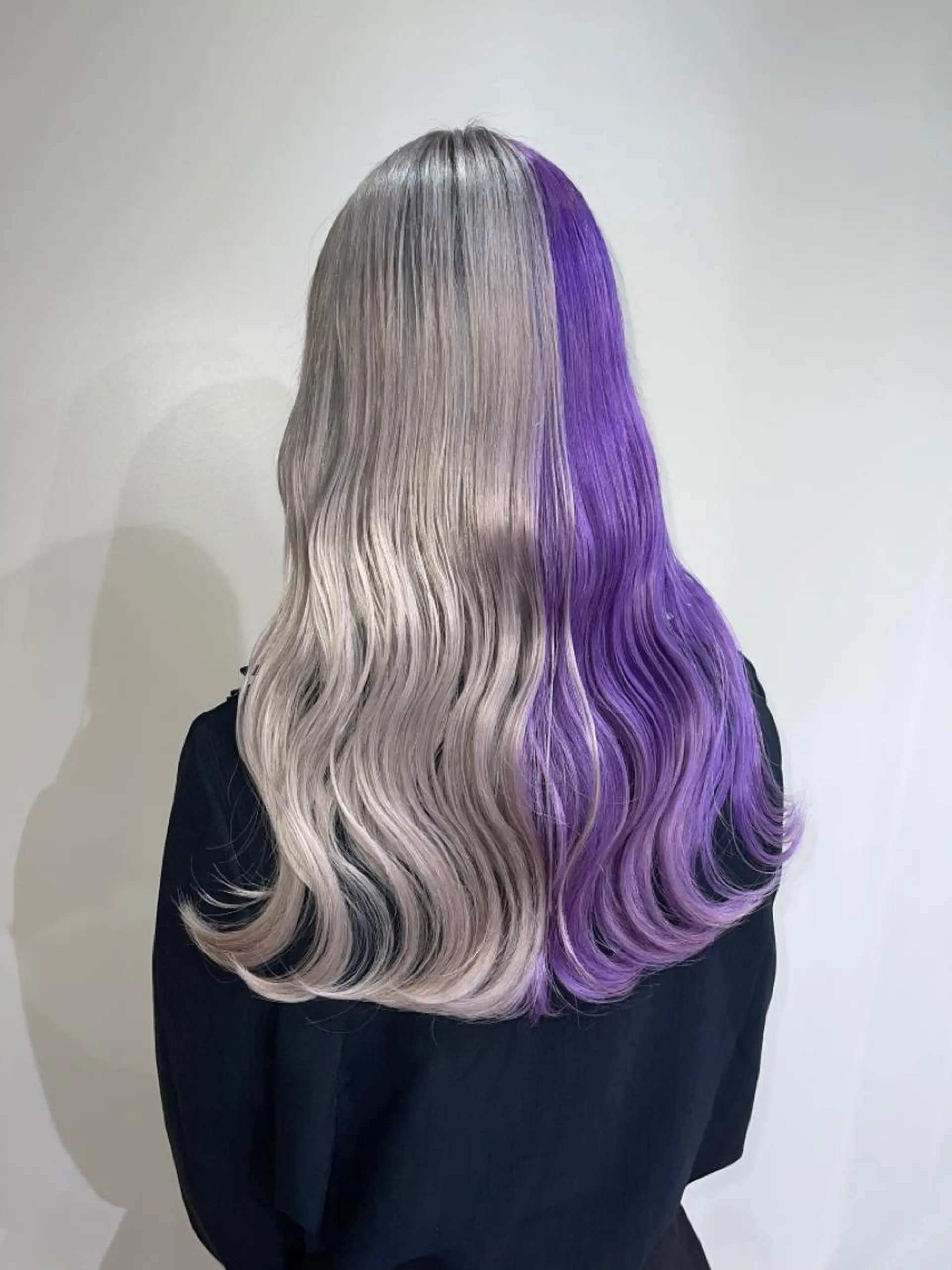 ロング ヘアカラー ムラ修正、複雑履歴 治すサロン🤍アミルのヘアスタイル