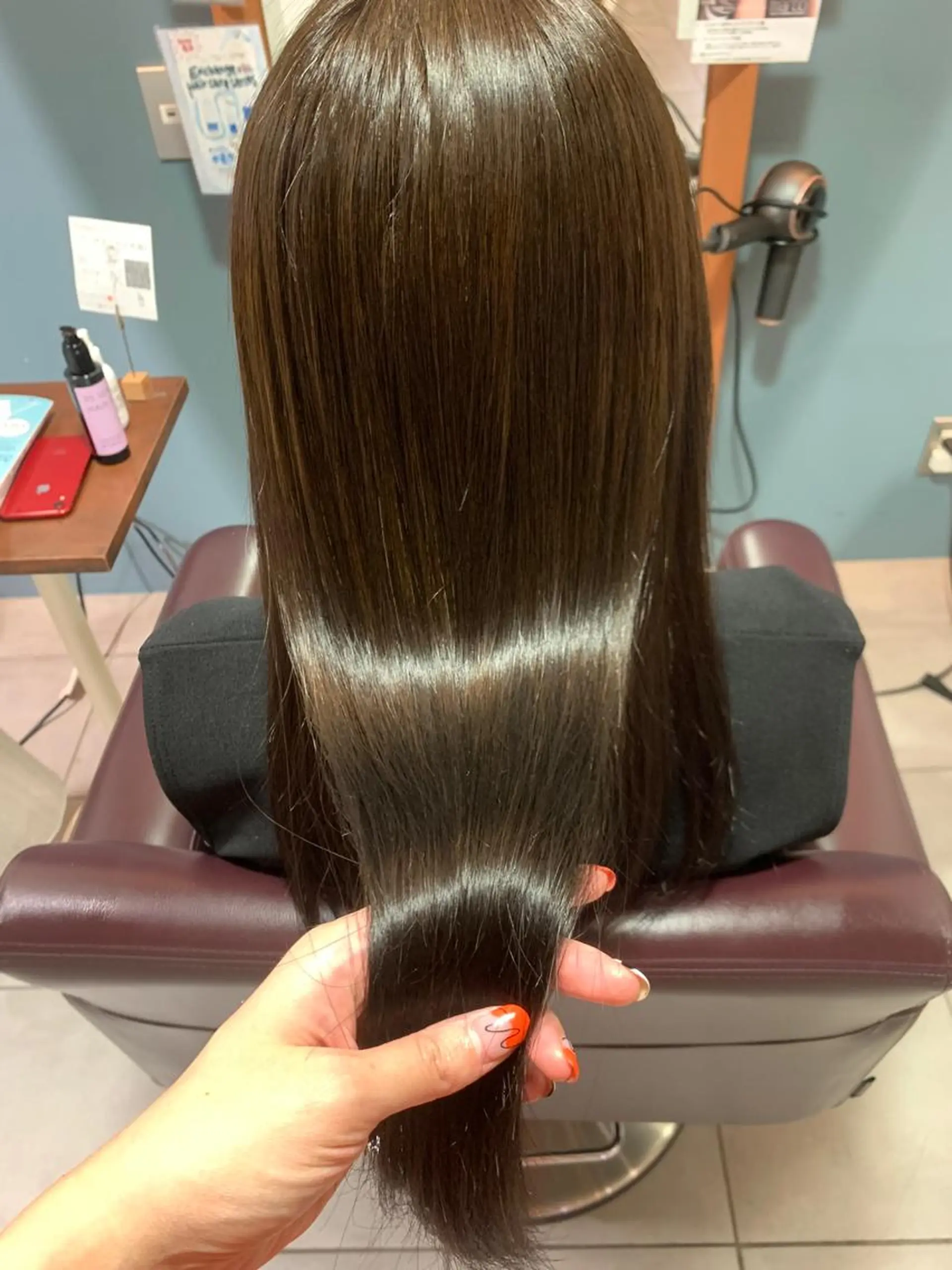 ロング パーマ 縮毛矯正 傷ませない縮毛矯正／ 吉岡 美江のヘアスタイル