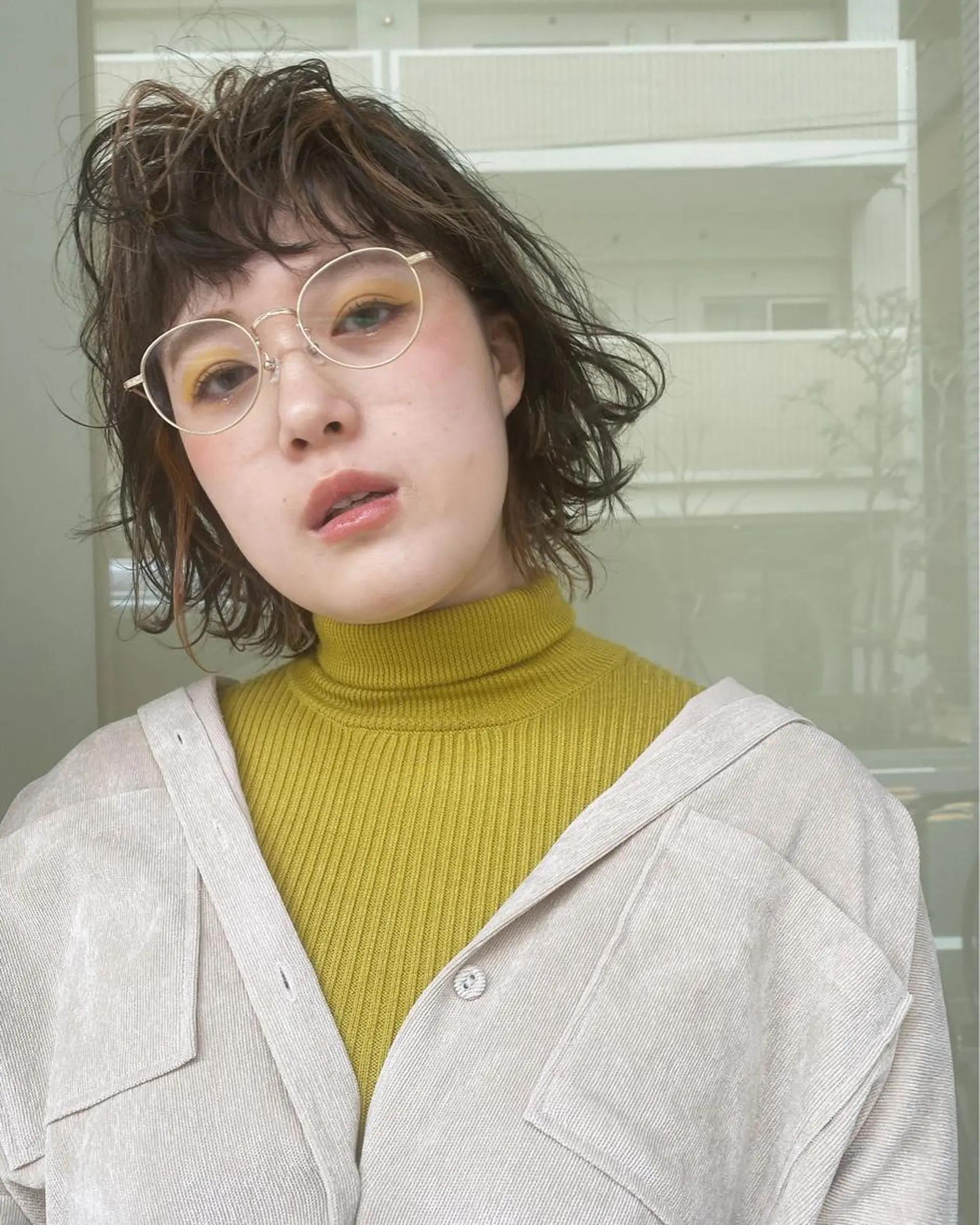 ショート カラー ヘアアレンジ granew*所属・sakamoto sayaのヘアスタイル