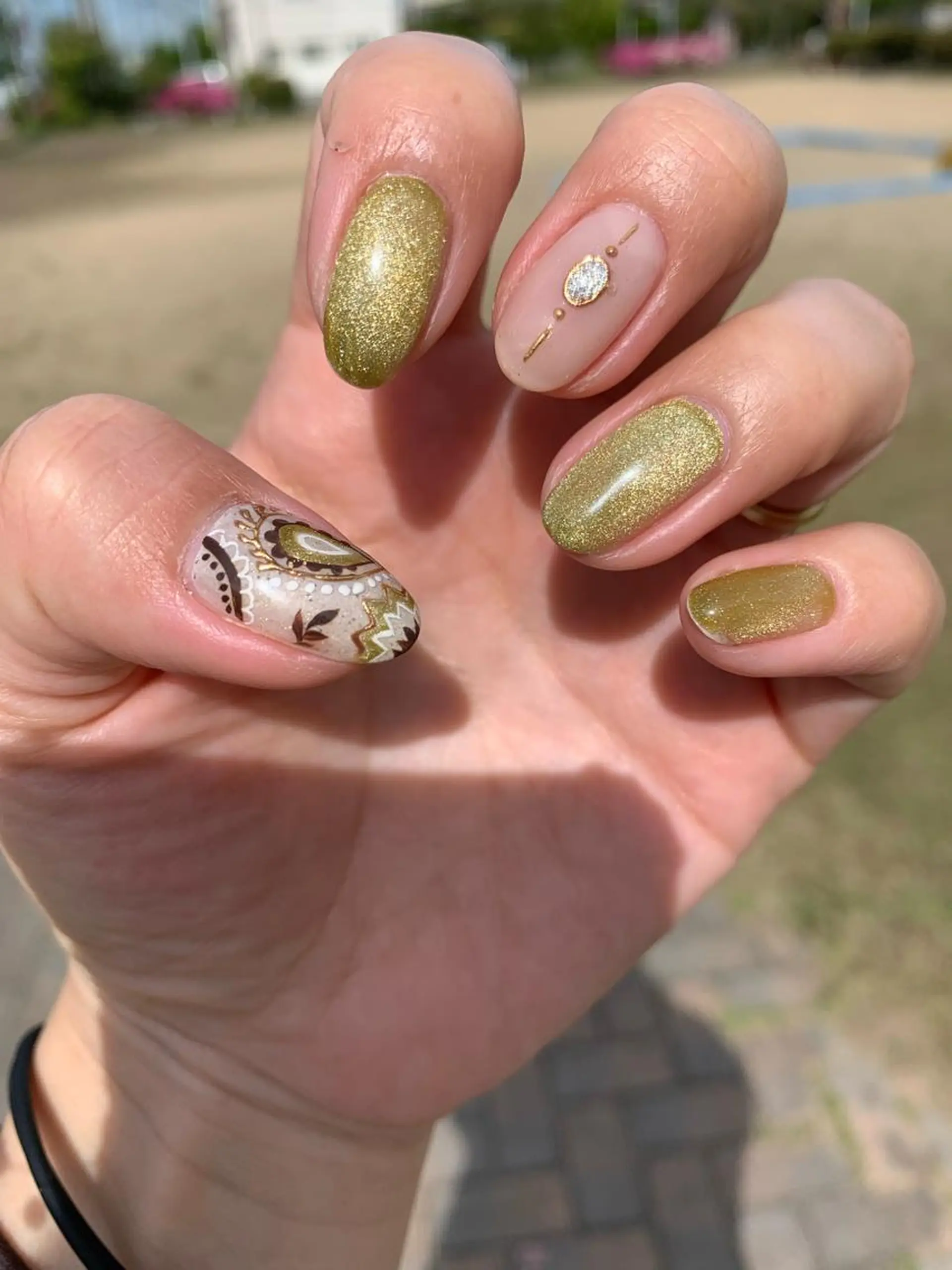 ネイル ハンドネイル 大崎 奈々のネイルデザイン