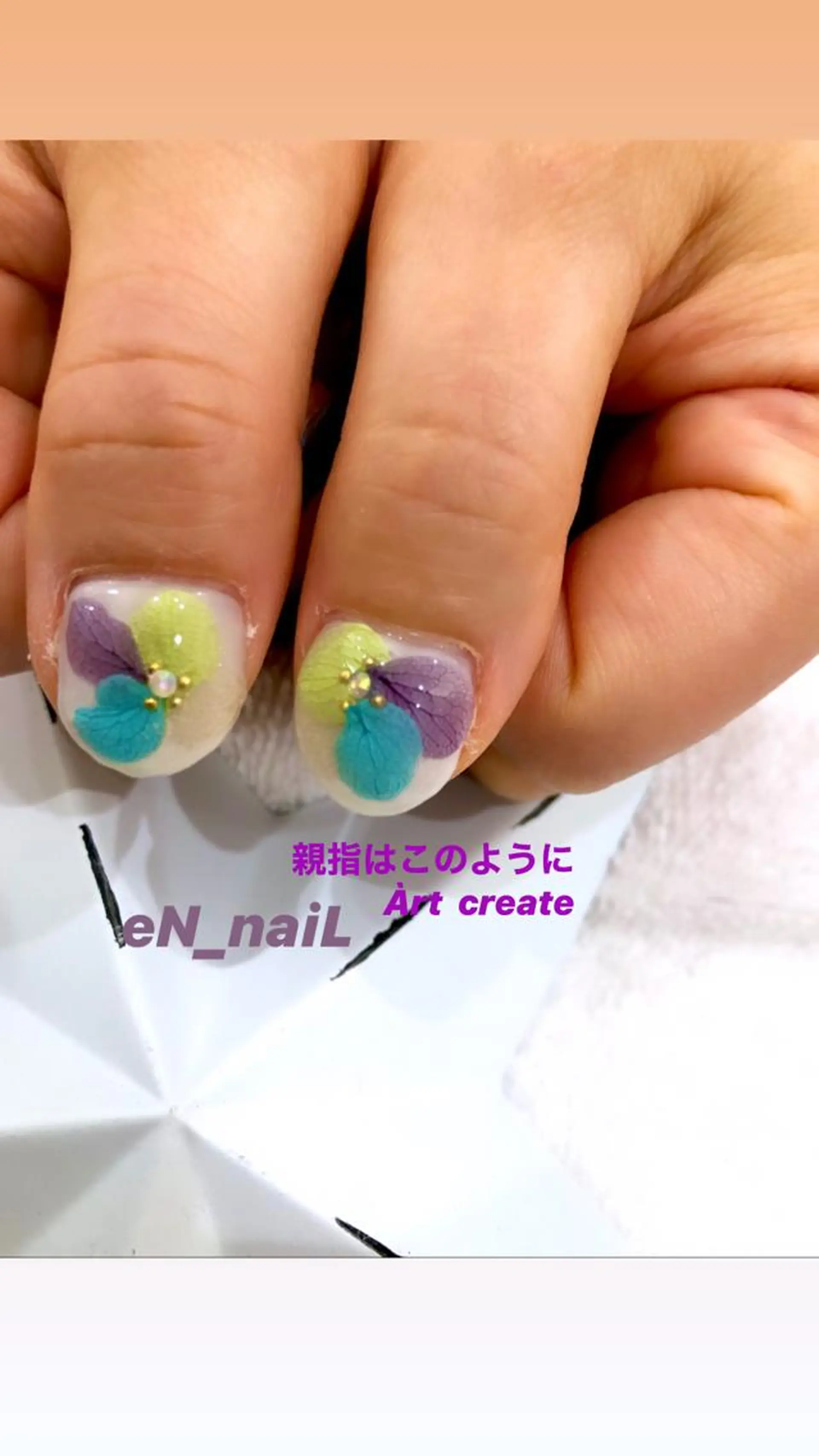 ネイル ＥＮＮＡＩＬ野中本店所属・EN_NAIL 野中本店Ayakaのネイルデザイン